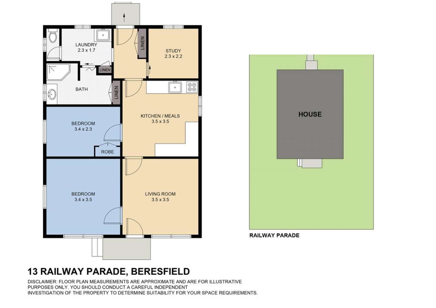 Floorplan of Homely house listing, 13 Railway Parade, Beresfield NSW 2322