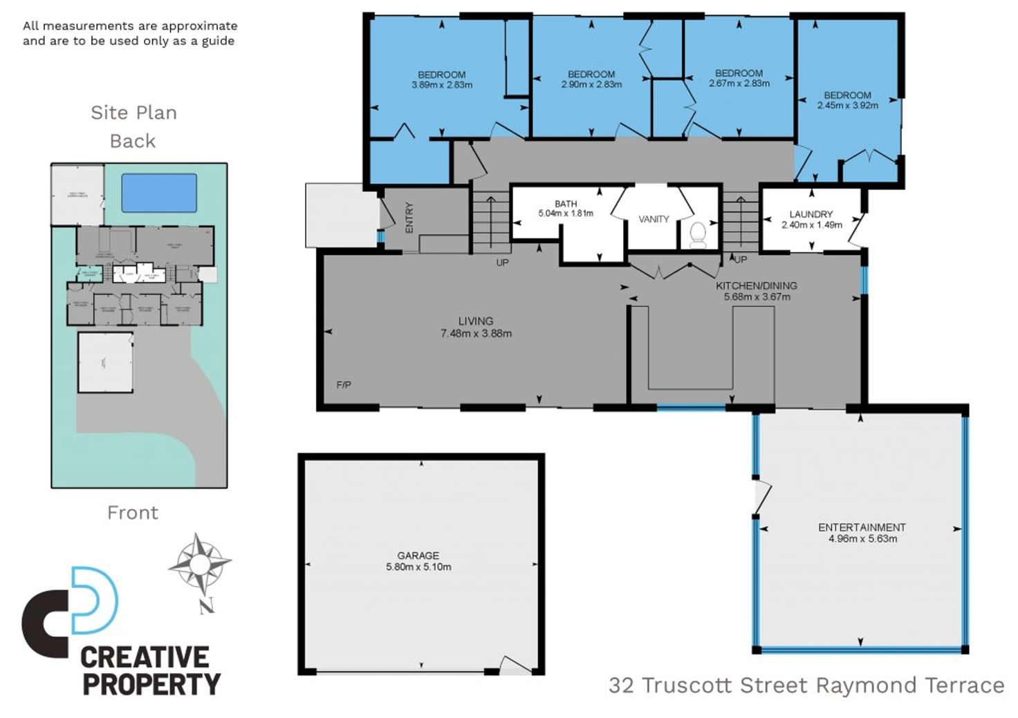 Floorplan of Homely house listing, 32 Truscott Street, Raymond Terrace NSW 2324
