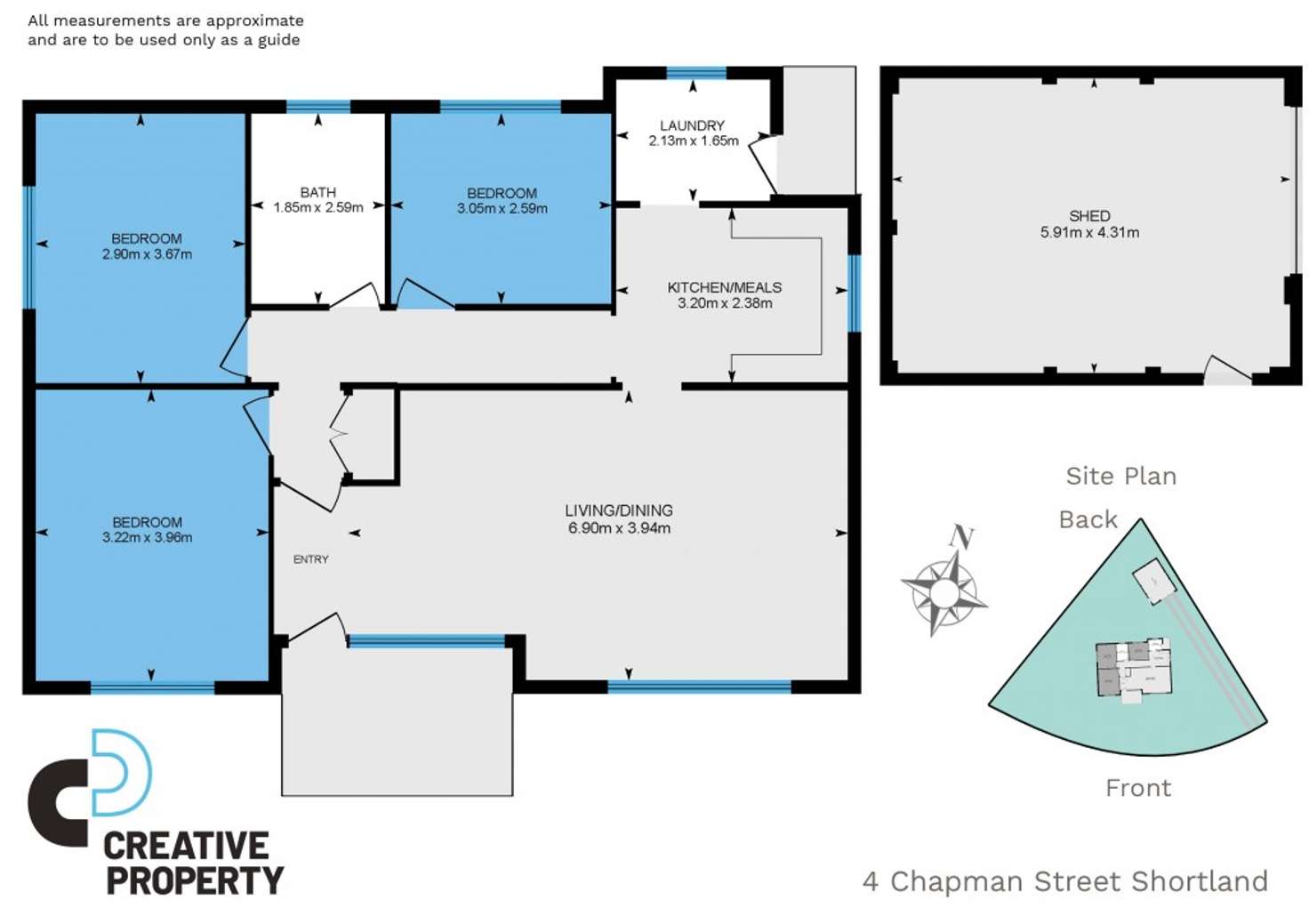 Floorplan of Homely house listing, 4 Chapman Street, Shortland NSW 2307