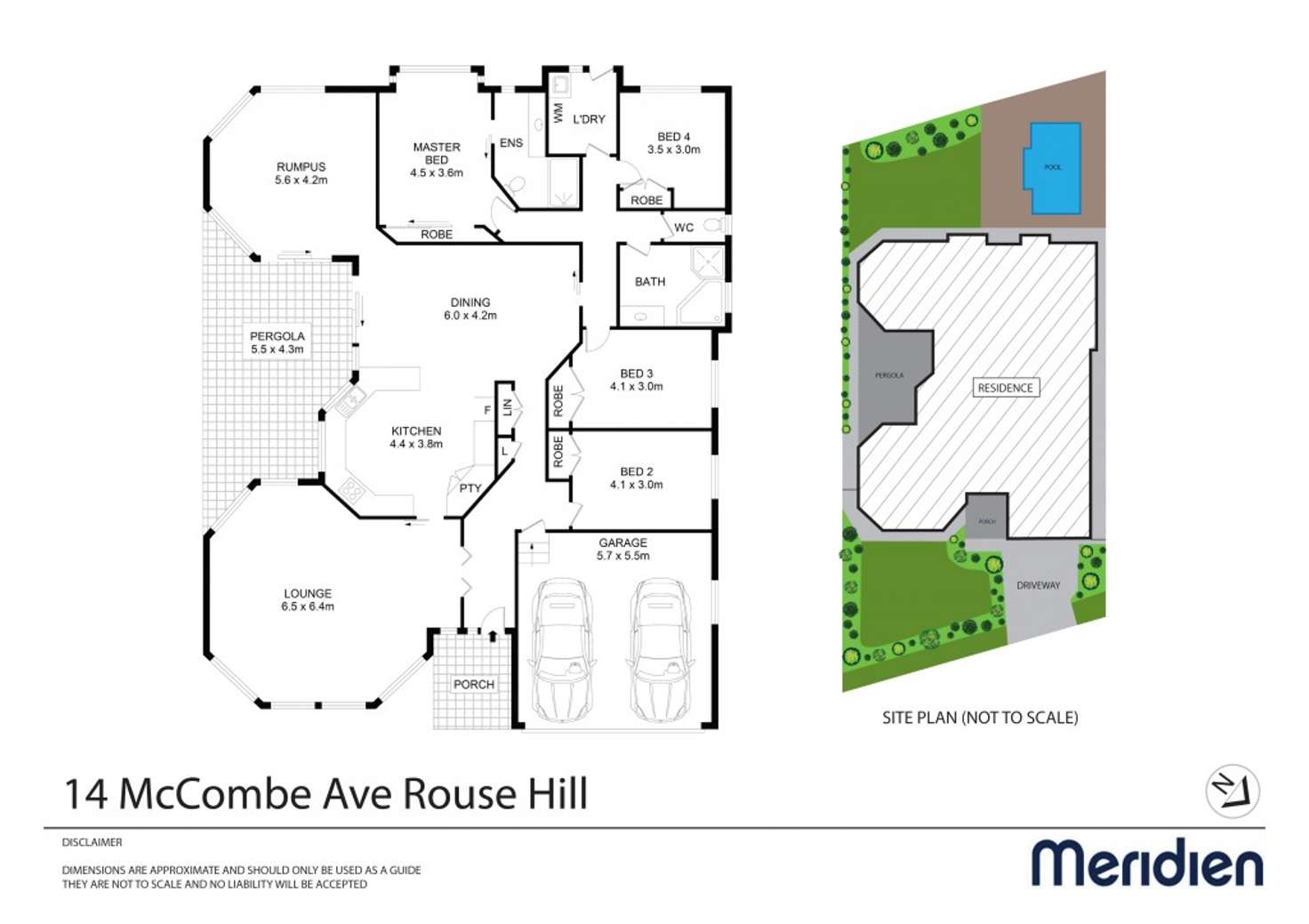 Floorplan of Homely house listing, 14 McCombe Ave, Rouse Hill NSW 2155