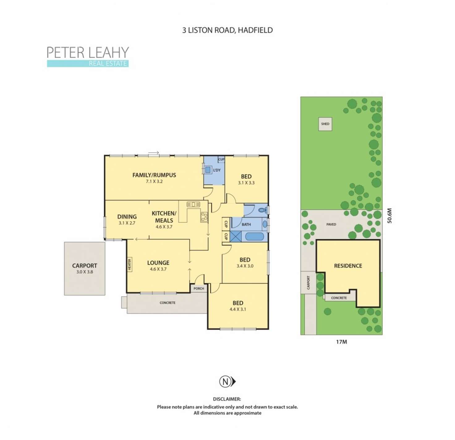 Floorplan of Homely house listing, 3 Liston Road, Glenroy VIC 3046