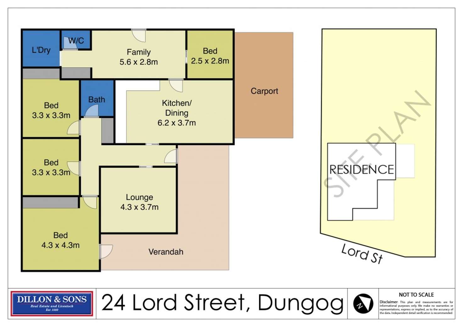 Floorplan of Homely house listing, 24 Lord Street, Dungog NSW 2420