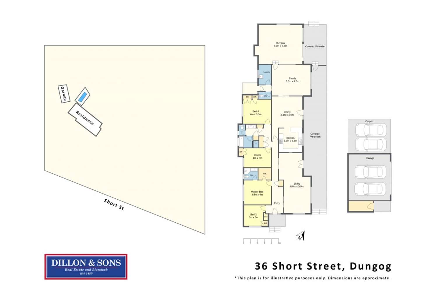 Floorplan of Homely house listing, 36 Short Street, Dungog NSW 2420