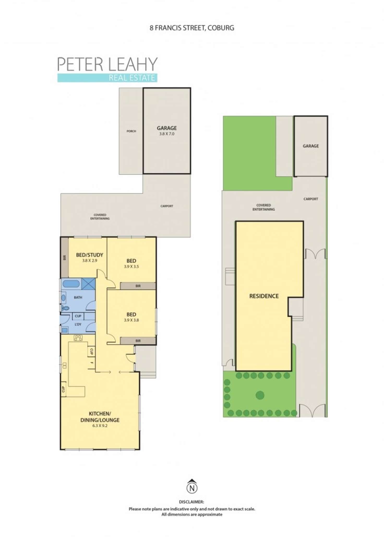 Floorplan of Homely house listing, 8 Francis Street, Coburg VIC 3058