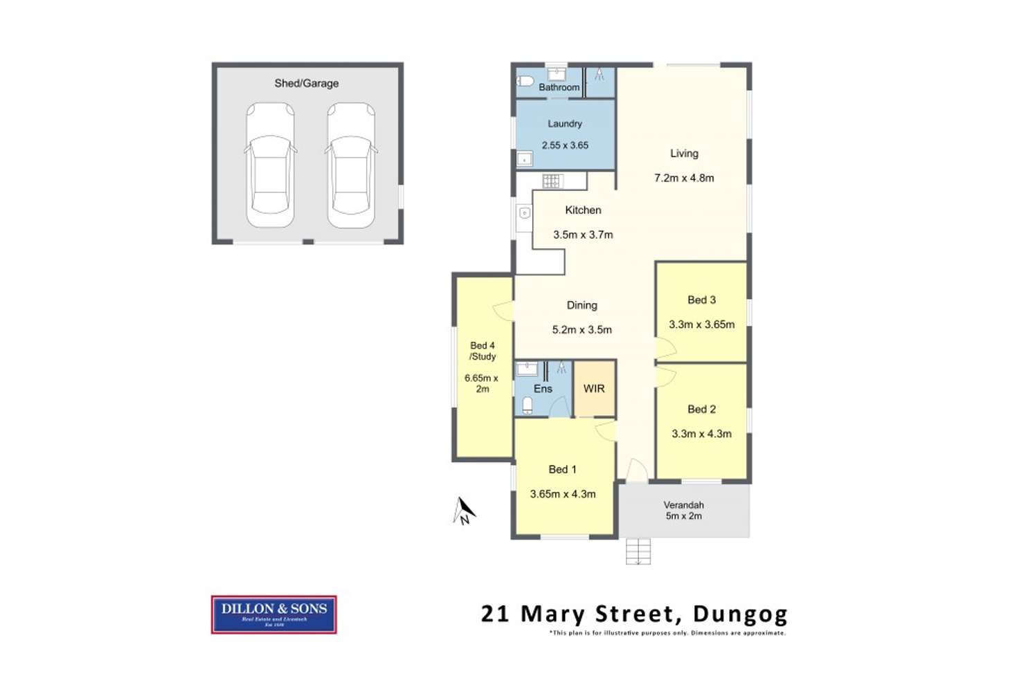 Floorplan of Homely house listing, 21 Mary Street, Dungog NSW 2420