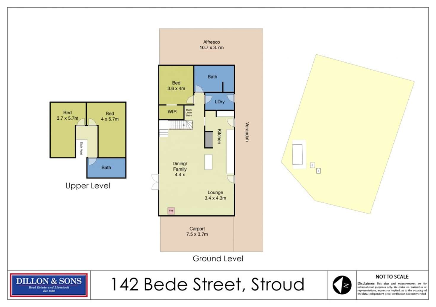 Floorplan of Homely lifestyle listing, 142 Bede Street, Stroud NSW 2425