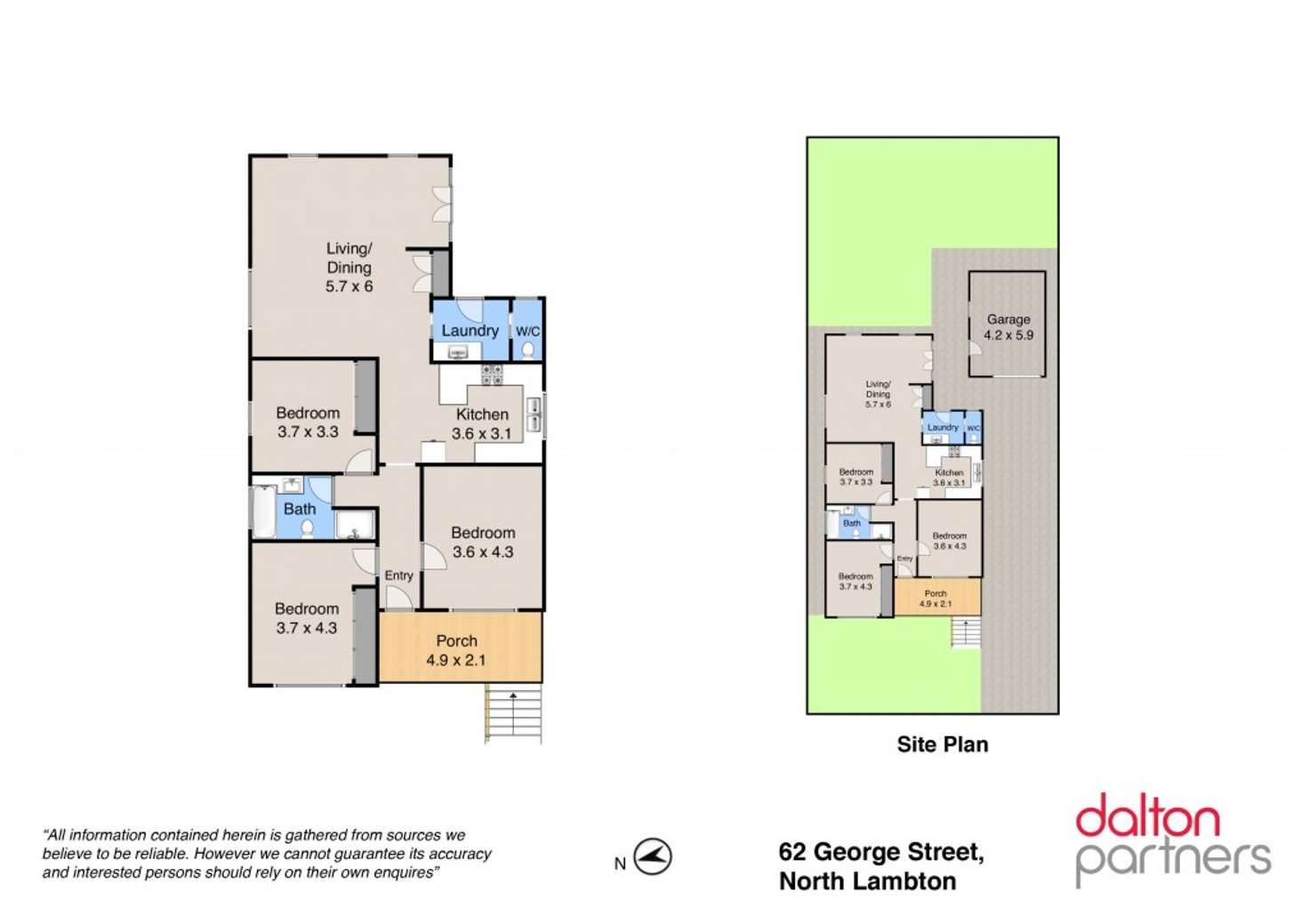 Floorplan of Homely house listing, 62 George Street, North Lambton NSW 2299
