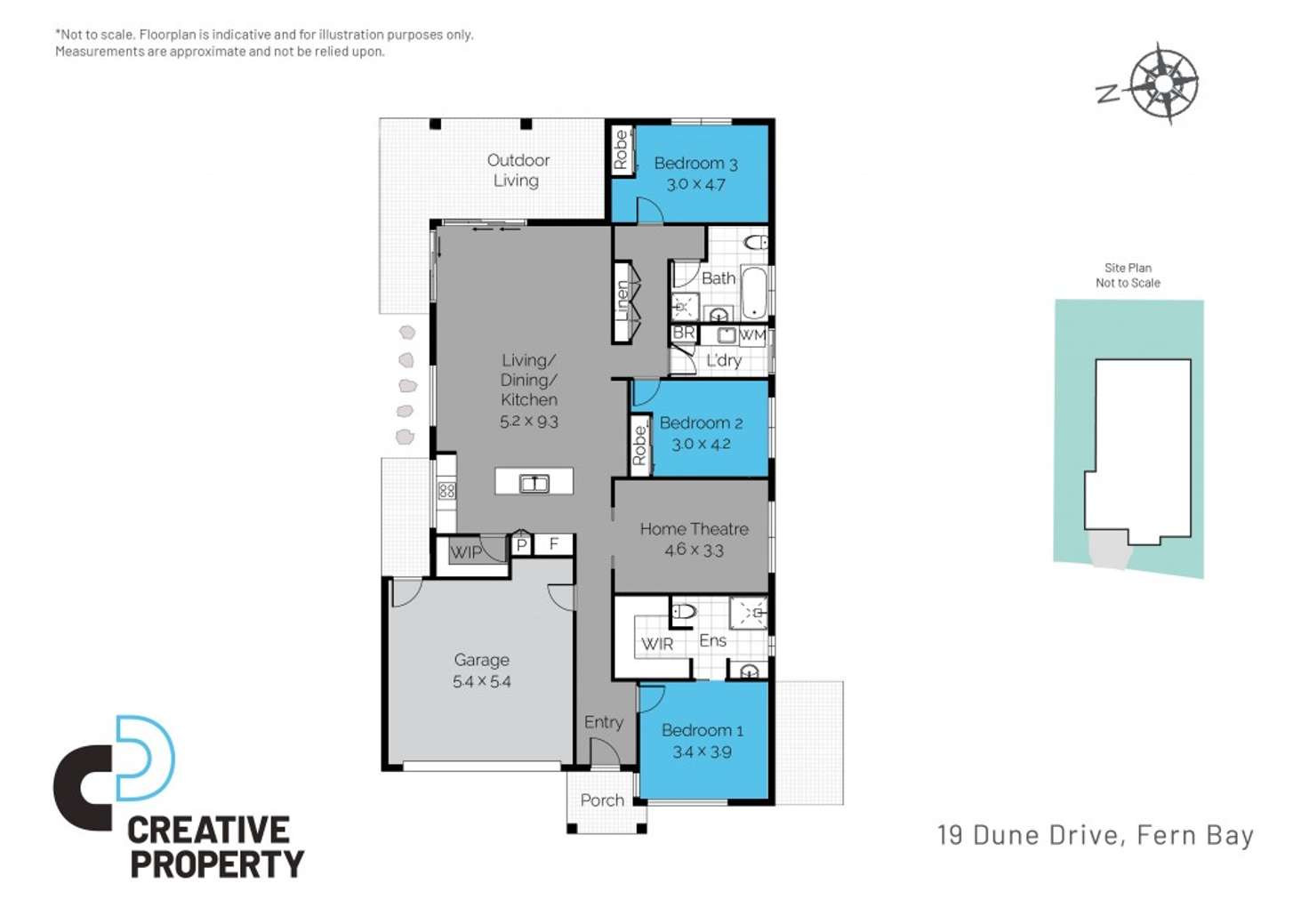 Floorplan of Homely house listing, 19 Dune Drive, Fern Bay NSW 2295