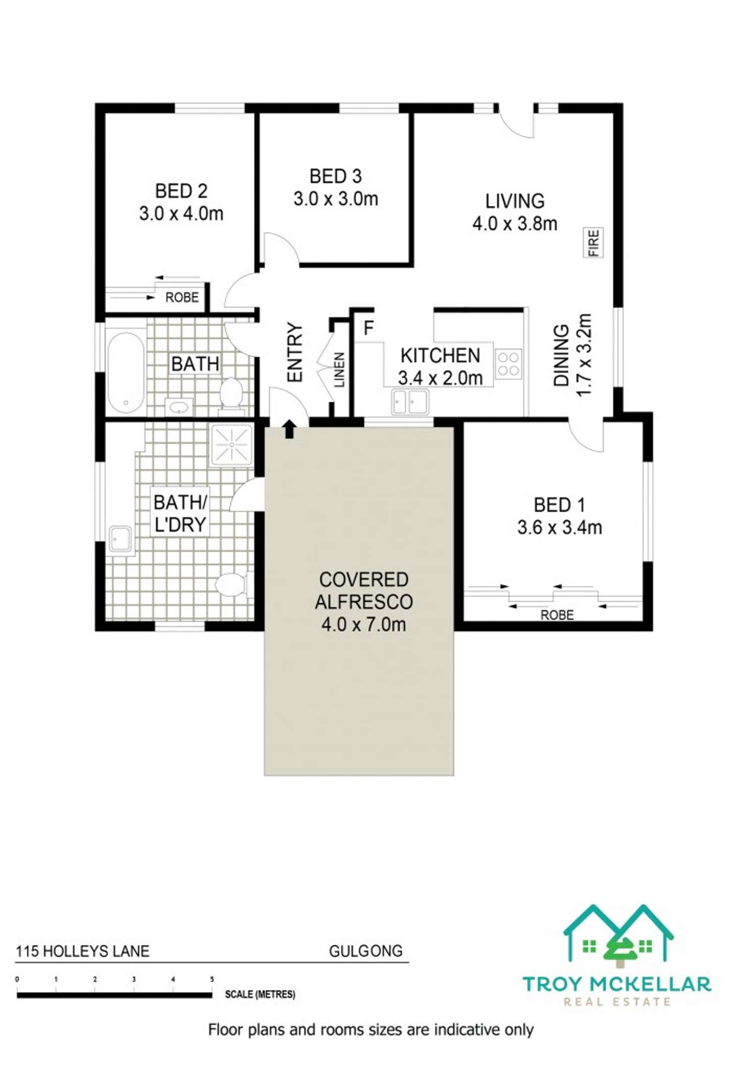 Floorplan of Homely lifestyle listing, 115 Holleys Lane, Gulgong NSW 2852