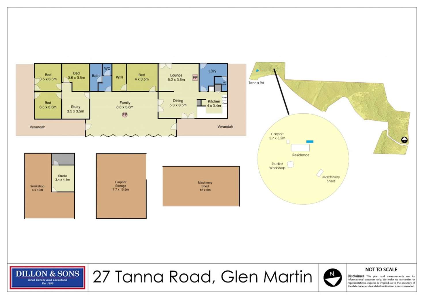 Floorplan of Homely lifestyle listing, 27 Tanna Road, Glen Martin Via, Clarence Town NSW 2321