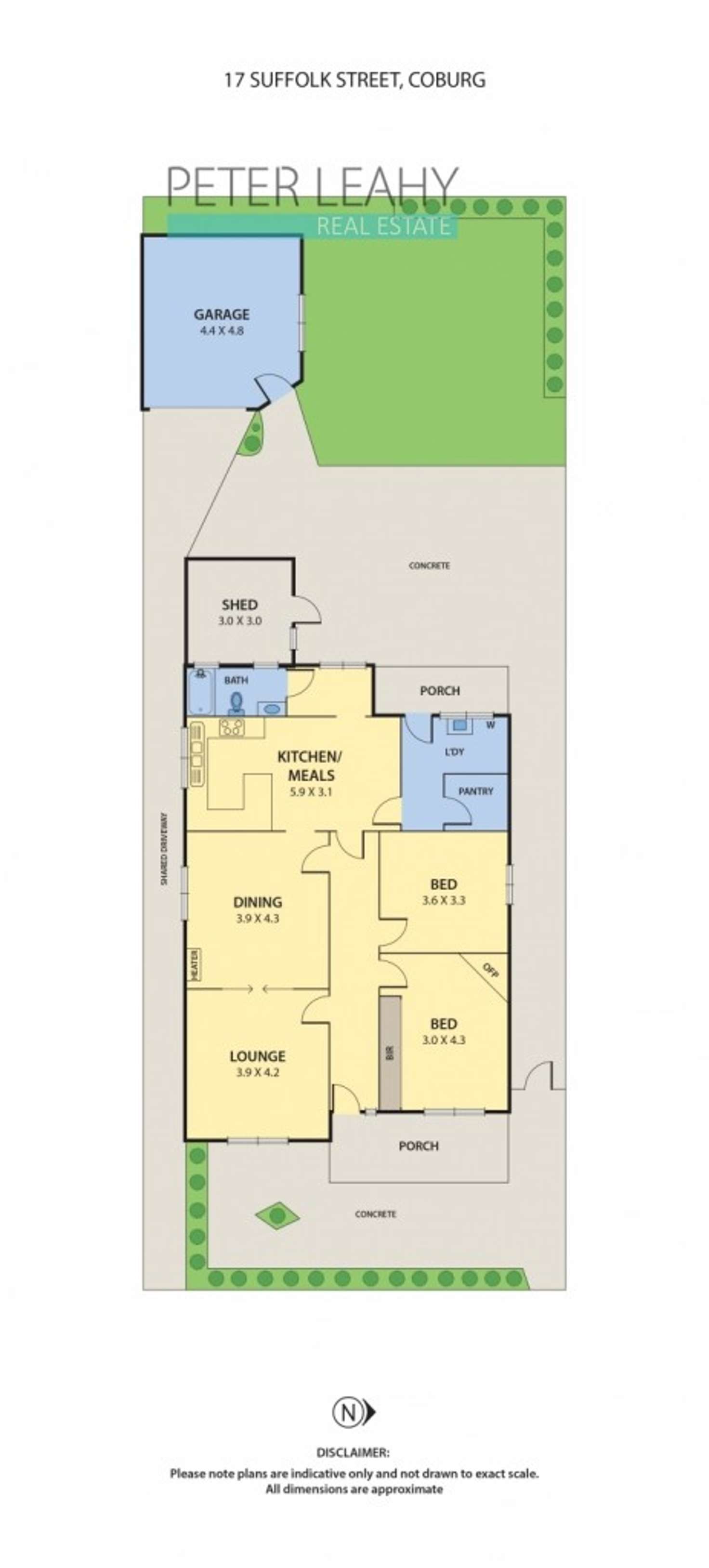 Floorplan of Homely house listing, 17 Suffolk Avenue, Coburg VIC 3058