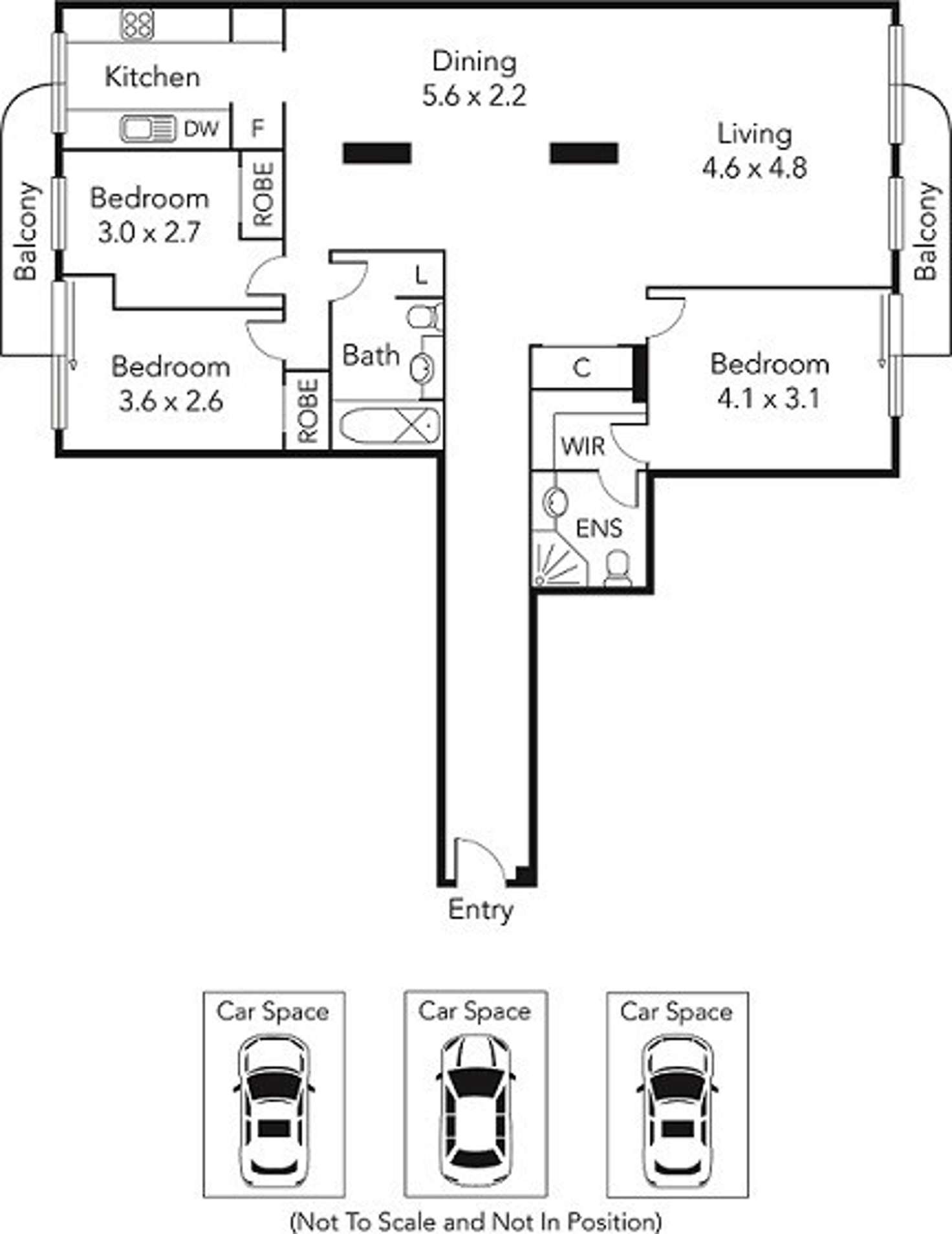 Floorplan of Homely apartment listing, 1101/265 Exhibition Street, Melbourne VIC 3000