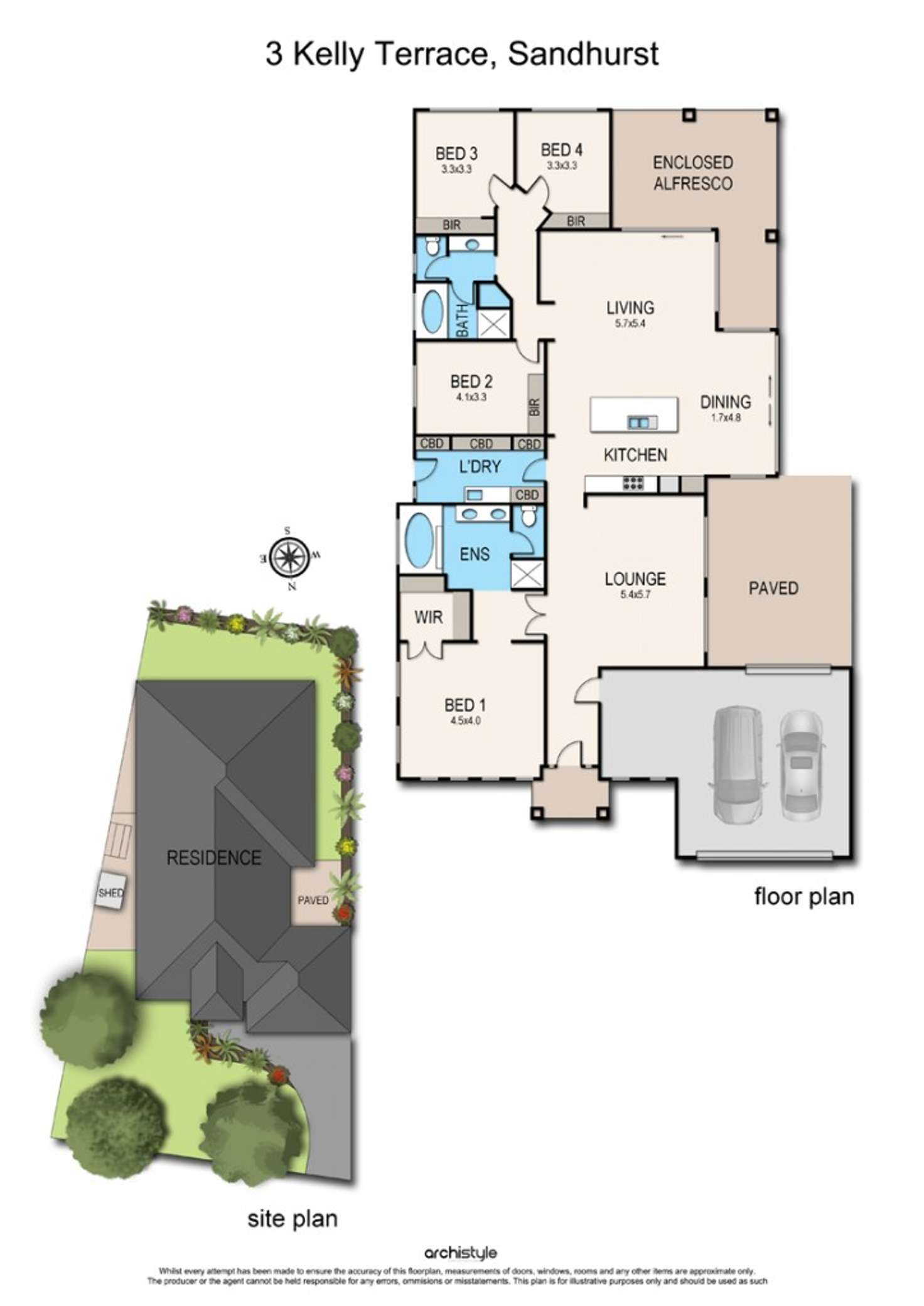 Floorplan of Homely house listing, 3 Kelly Terrace, Sandhurst VIC 3977