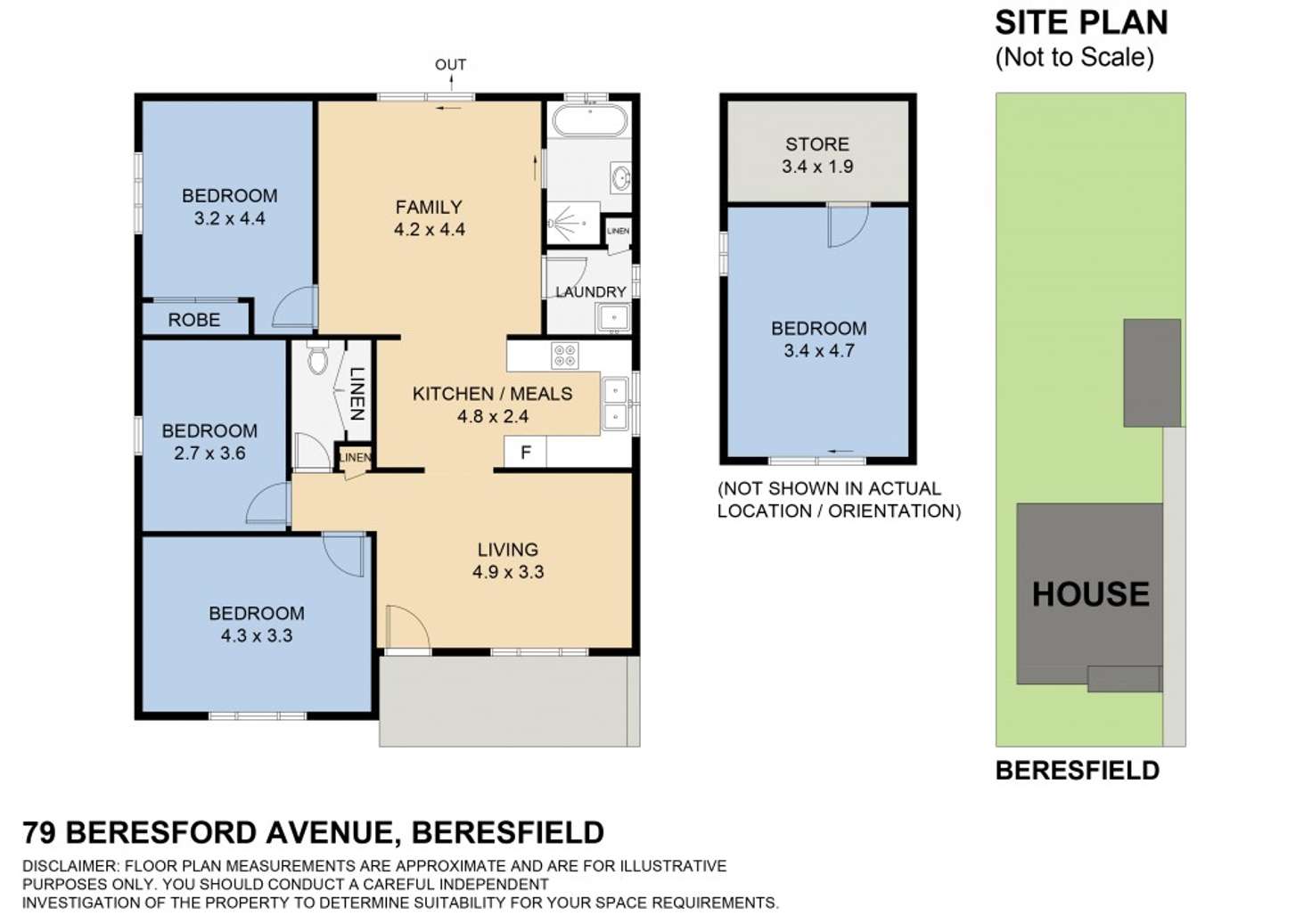 Floorplan of Homely house listing, 79 Beresford Avenue, Beresfield NSW 2322