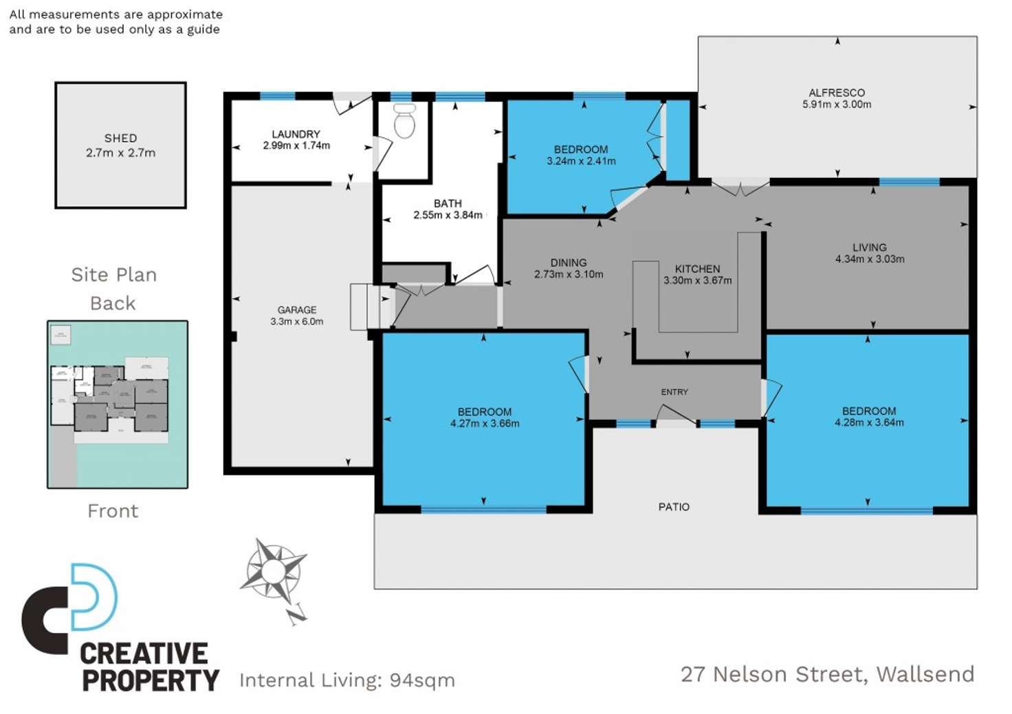 Floorplan of Homely house listing, 27 Nelson Street, Wallsend NSW 2287