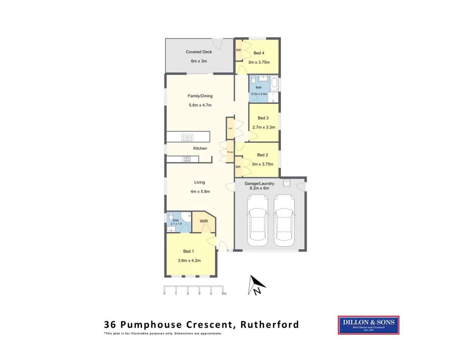 Floorplan of Homely house listing, 36 Pumphouse Crescent, Rutherford NSW 2320