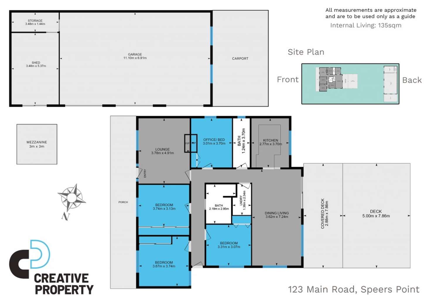 Floorplan of Homely house listing, 123 Main Road, Speers Point NSW 2284