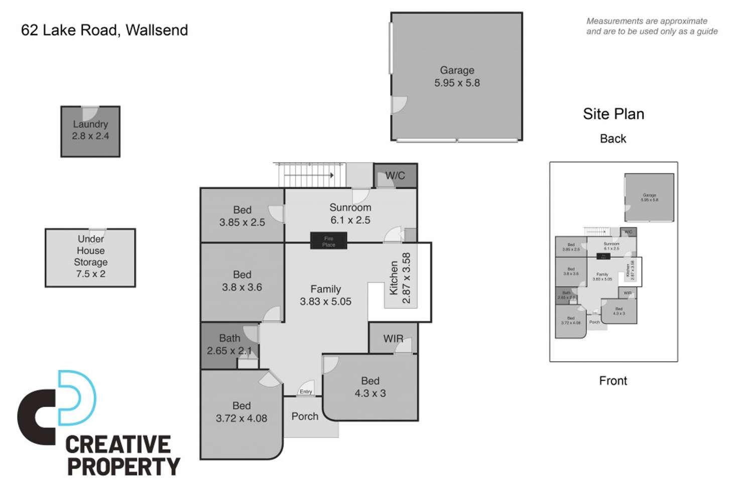 Floorplan of Homely house listing, 62 Lake Road, Wallsend NSW 2287