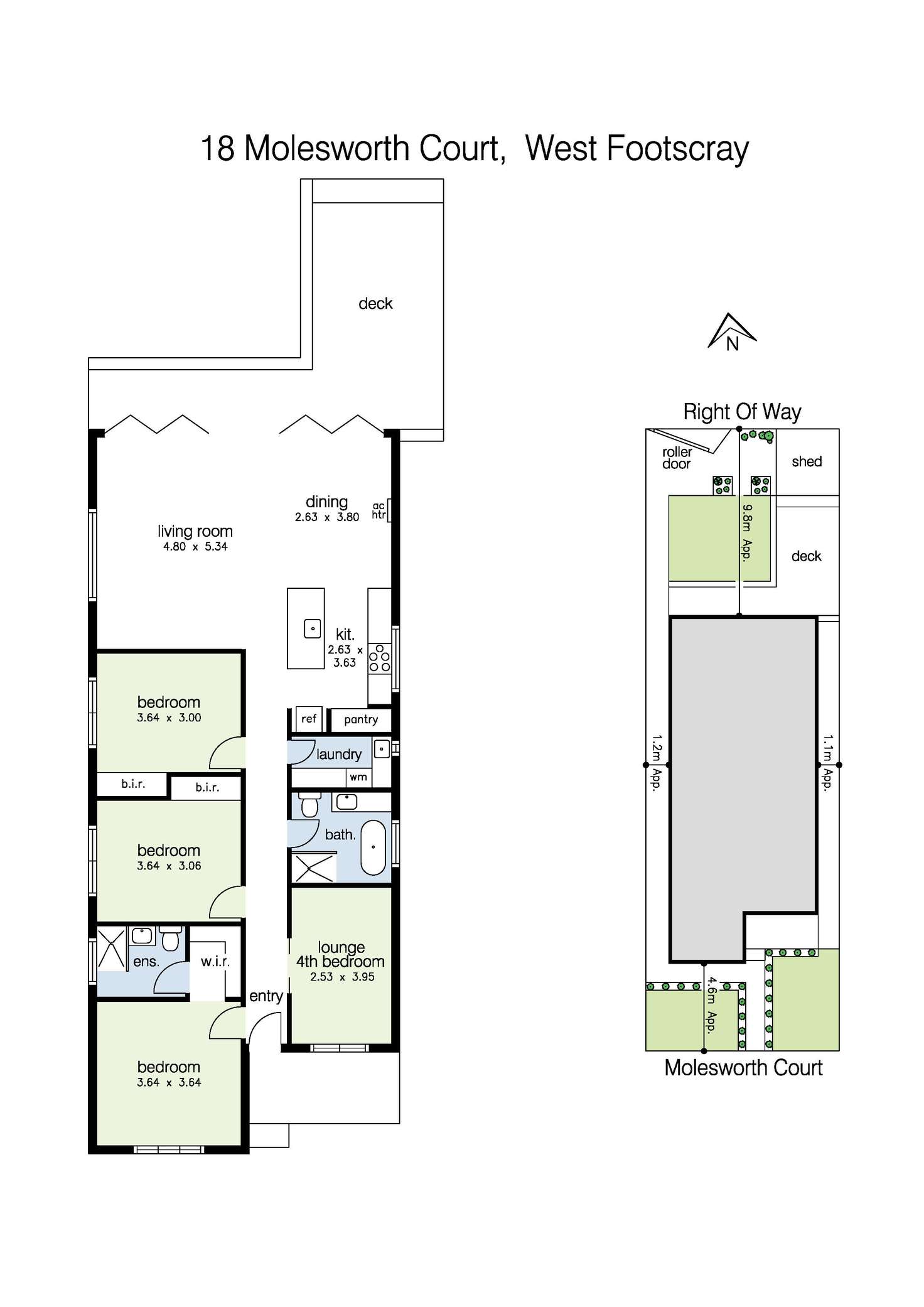 Floorplan of Homely house listing, 18 Molesworth Court, West Footscray VIC 3012