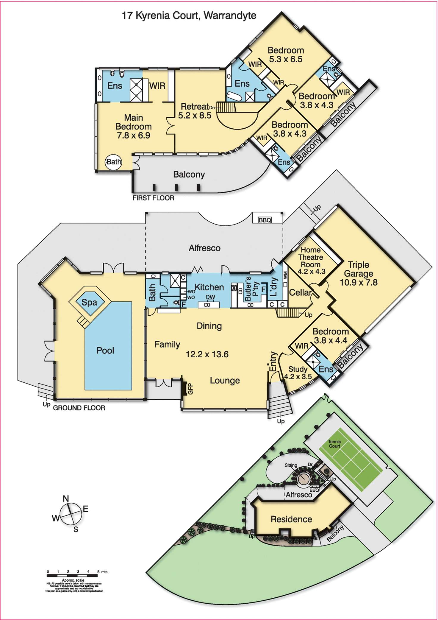 Floorplan of Homely house listing, 17 Kyrenia Court, Warrandyte VIC 3113