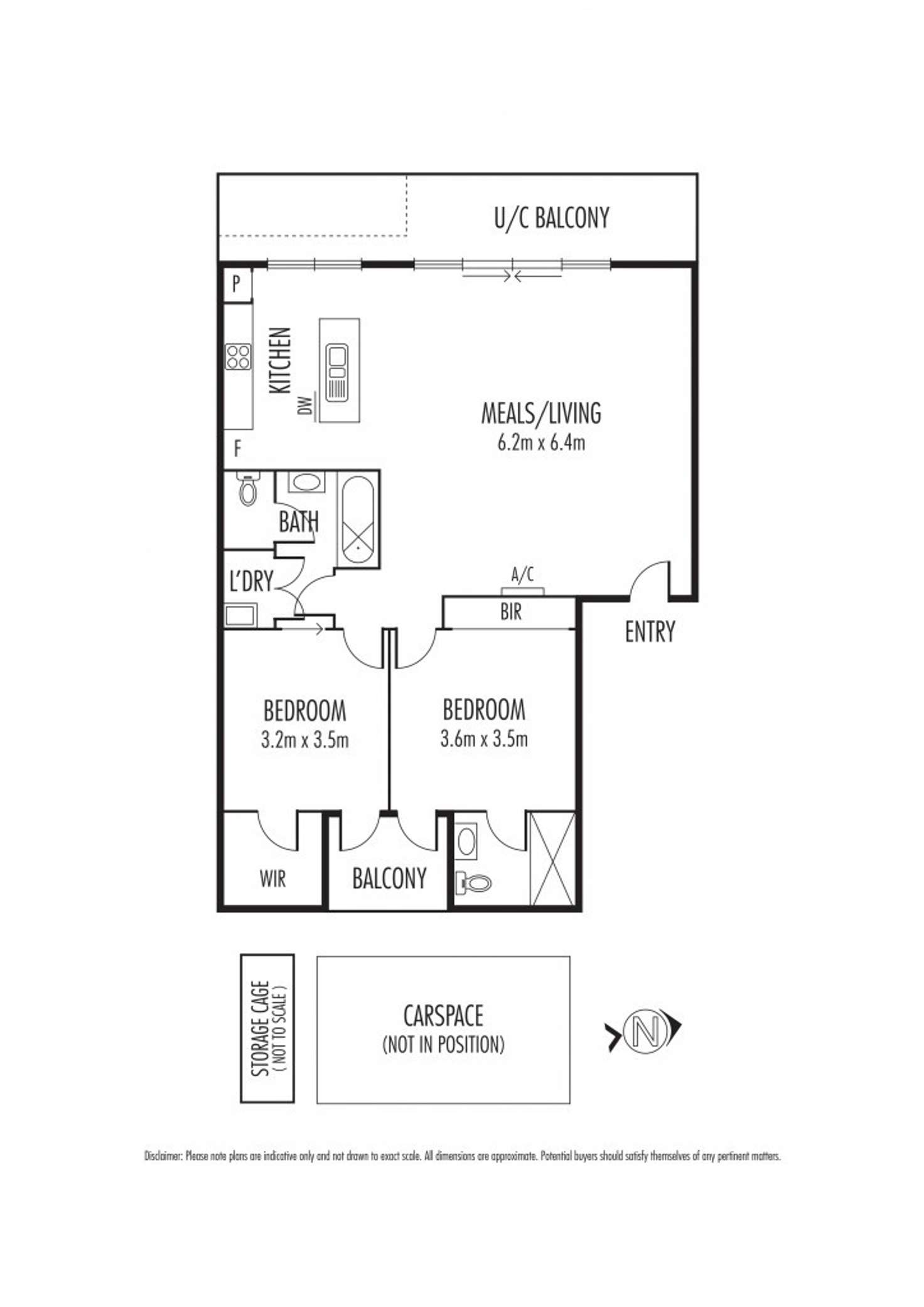 Floorplan of Homely apartment listing, 1/14A Bent Street, Brunswick West VIC 3055
