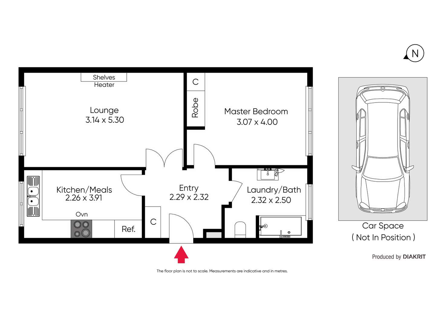 Floorplan of Homely apartment listing, 14/10 Valentine Grove, Armadale VIC 3143