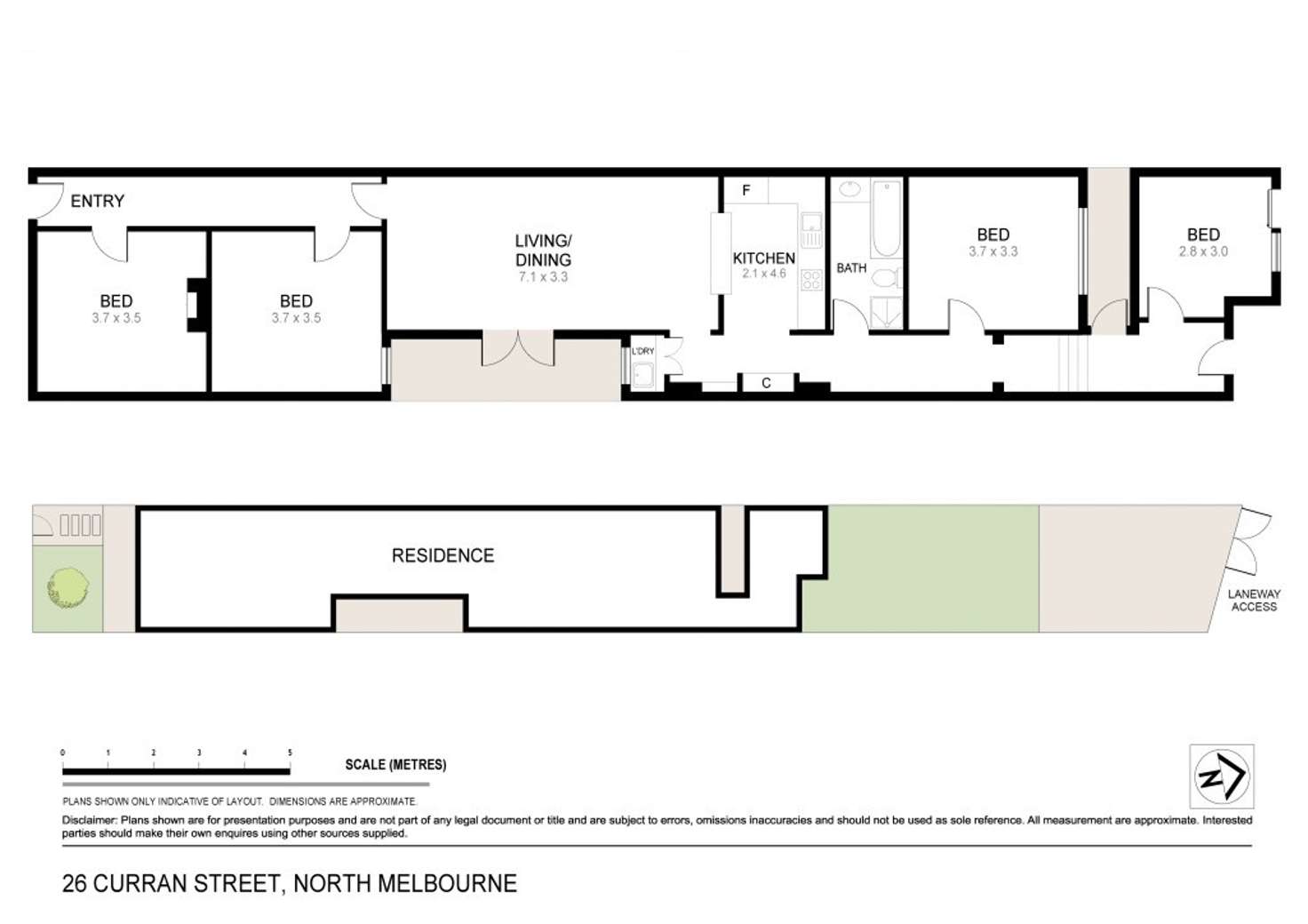 Floorplan of Homely house listing, 26 Curran Street, North Melbourne VIC 3051