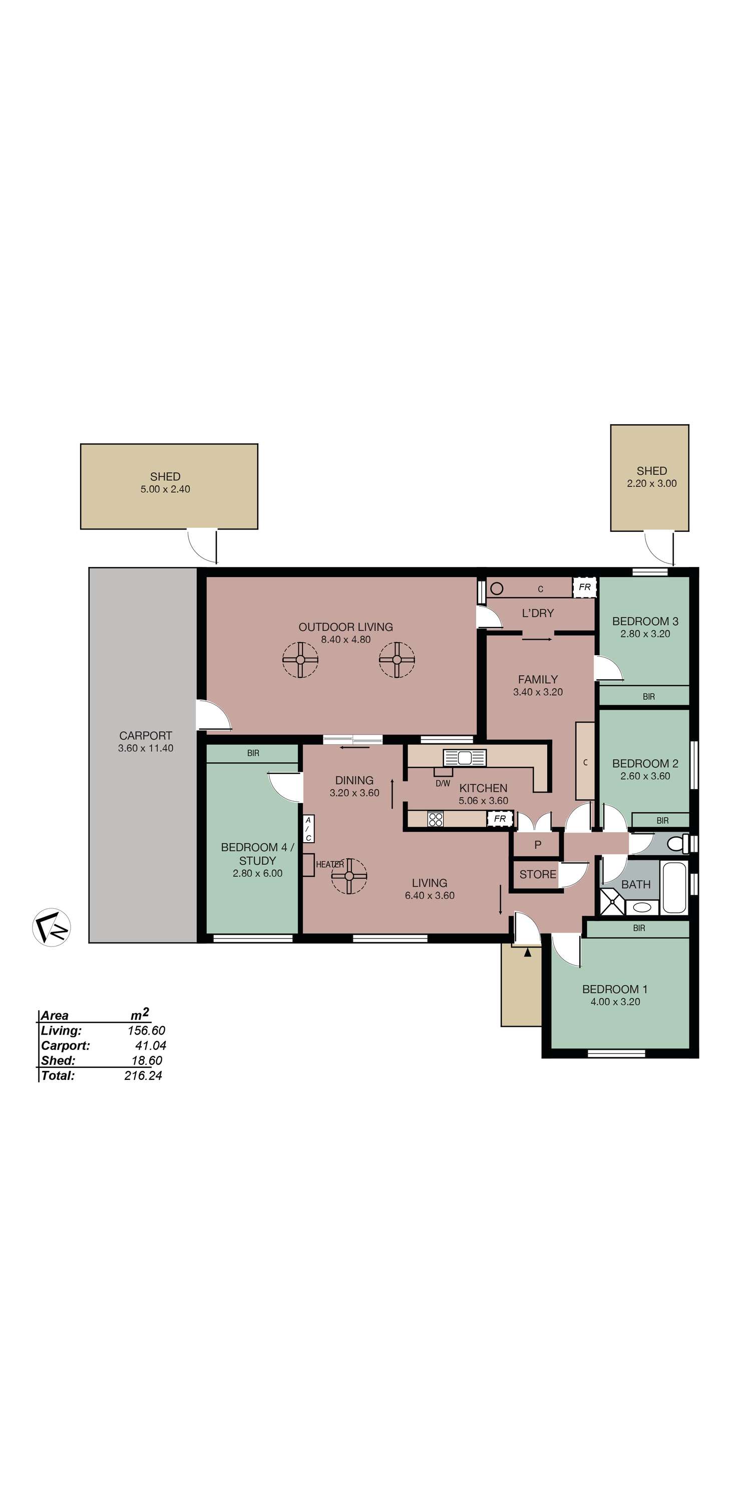Floorplan of Homely house listing, 14 Darkana Road, Balhannah SA 5242