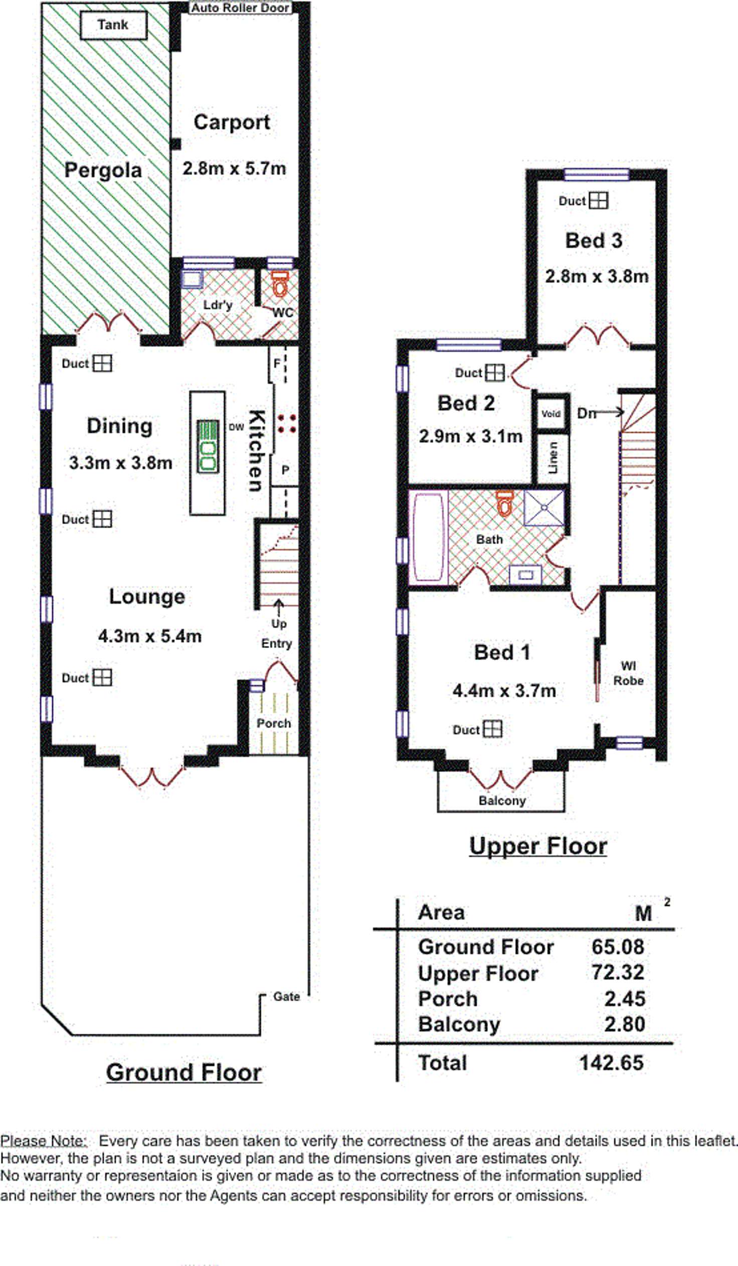 Floorplan of Homely townhouse listing, 1/177 - 179 Torrens Road, Ridleyton SA 5008