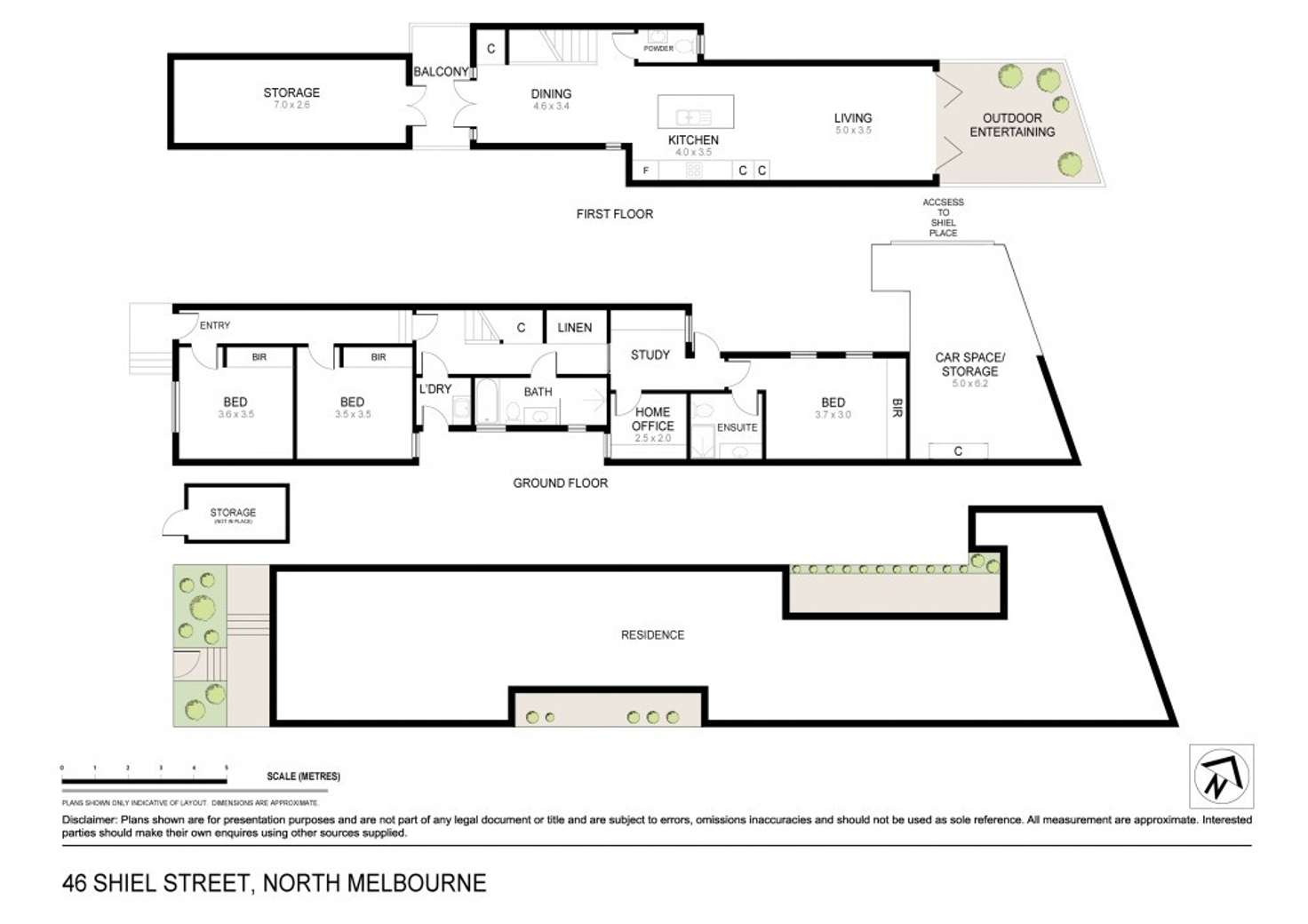 Floorplan of Homely house listing, 46 Shiel Street, North Melbourne VIC 3051