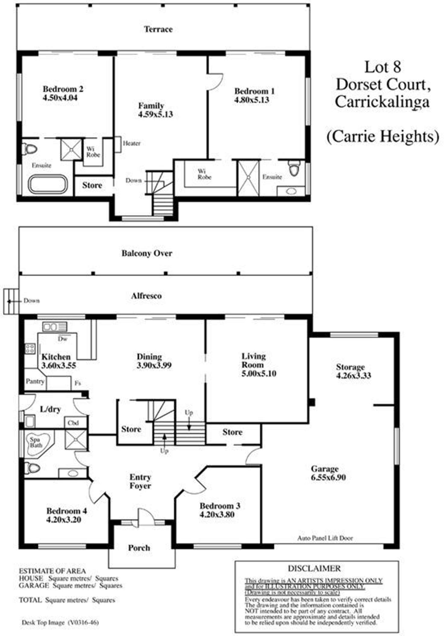 Floorplan of Homely house listing, 5 Dorset Court, Carrickalinga SA 5204