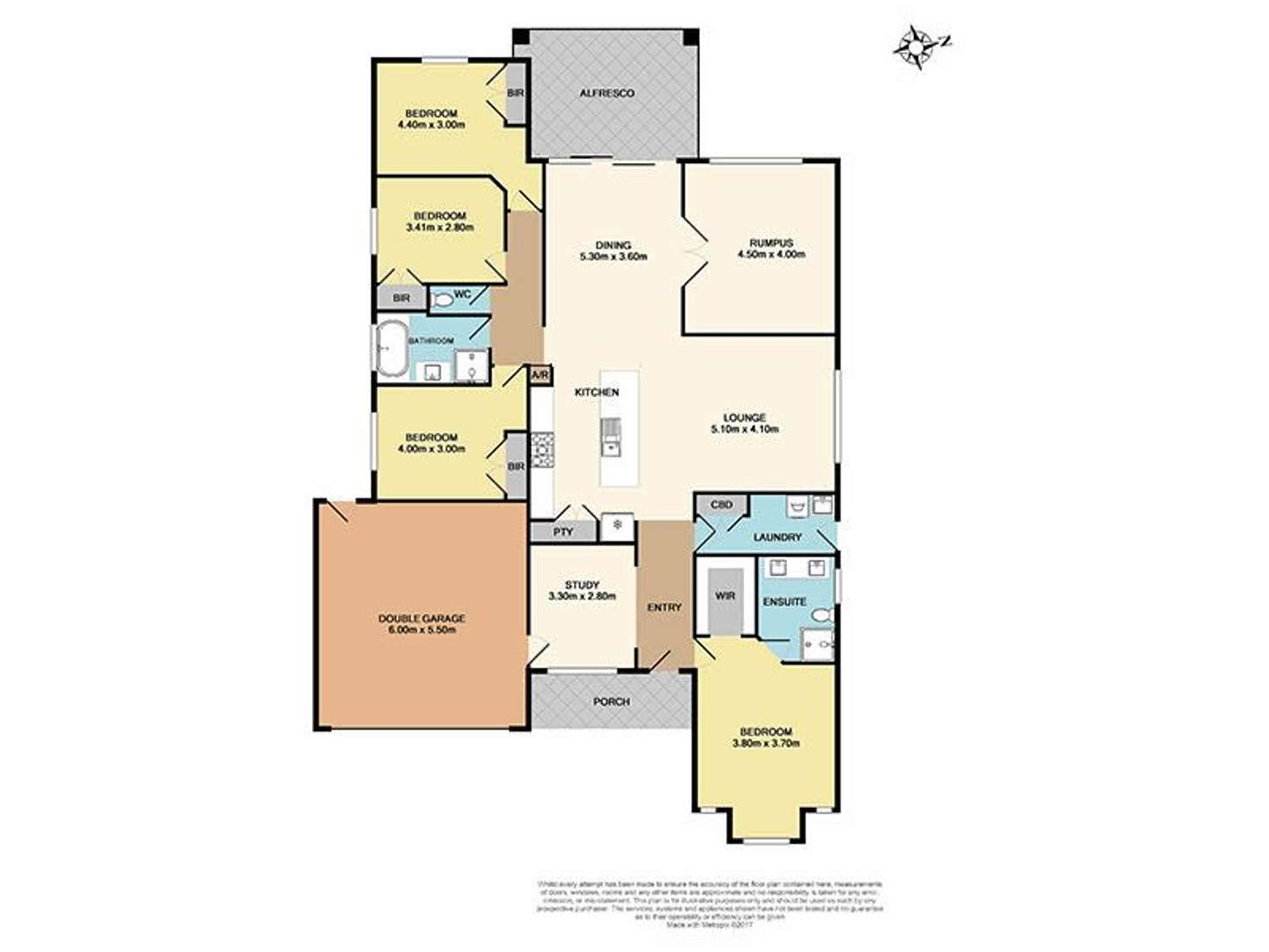 Floorplan of Homely house listing, 18 Fanfare Close, Berwick VIC 3806