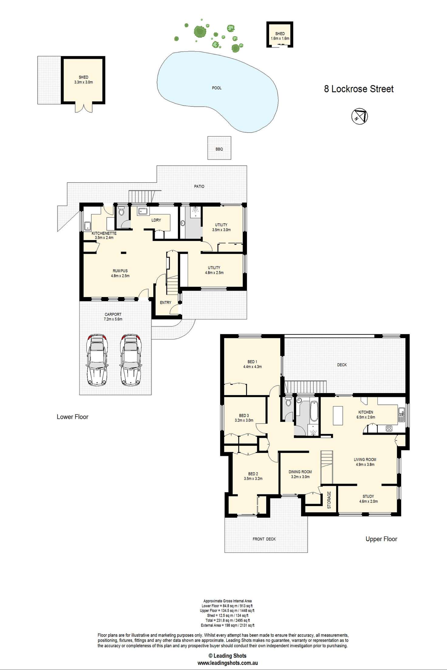 Floorplan of Homely house listing, 8 Lockrose Street, Mitchelton QLD 4053