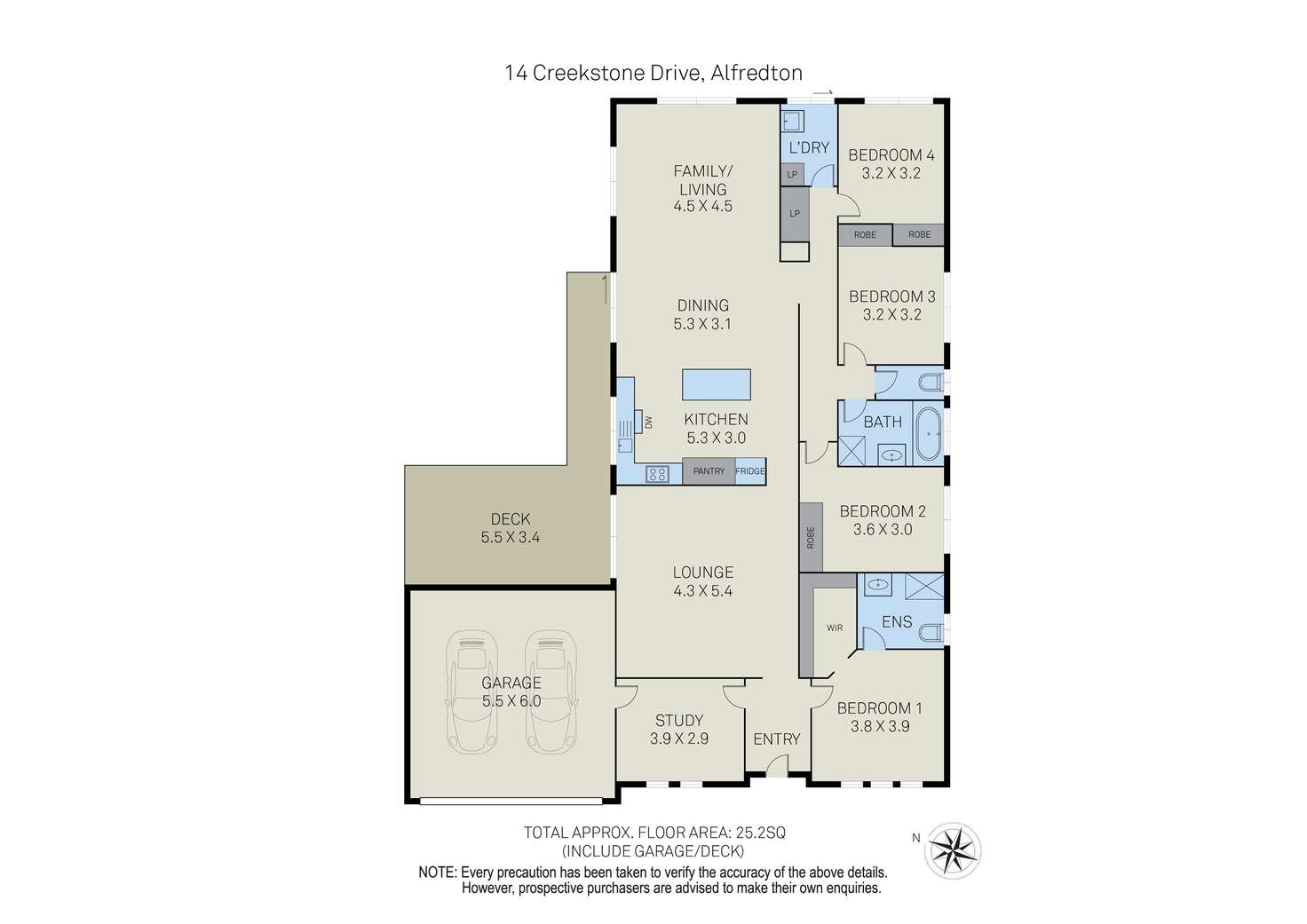 Floorplan of Homely house listing, 14 Creekstone Drive, Alfredton VIC 3350