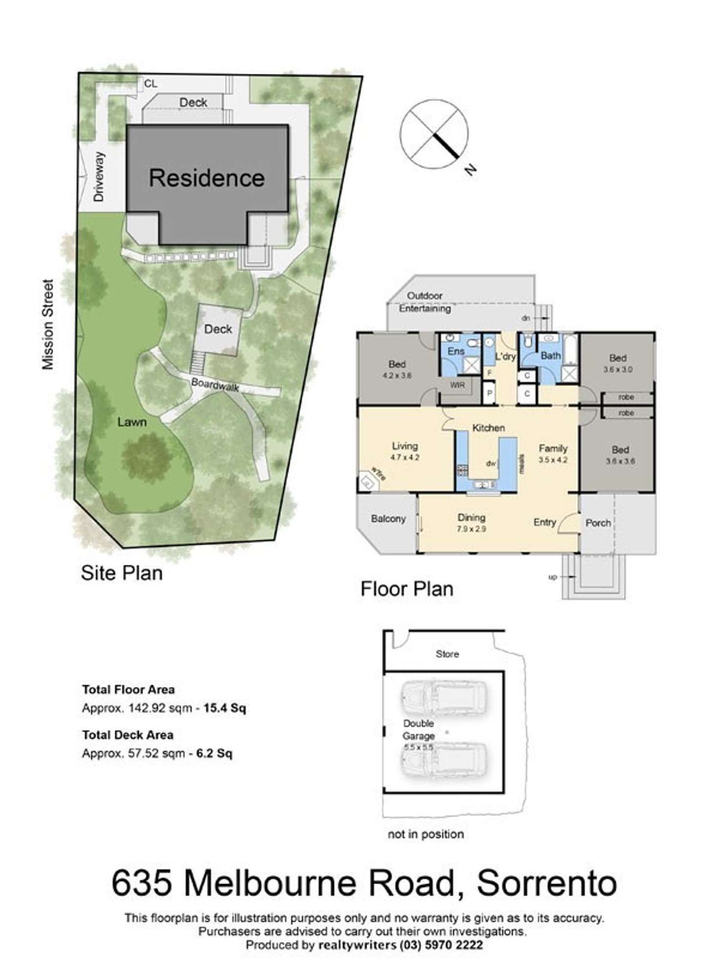 Floorplan of Homely house listing, 635 Melbourne Road, Sorrento VIC 3943