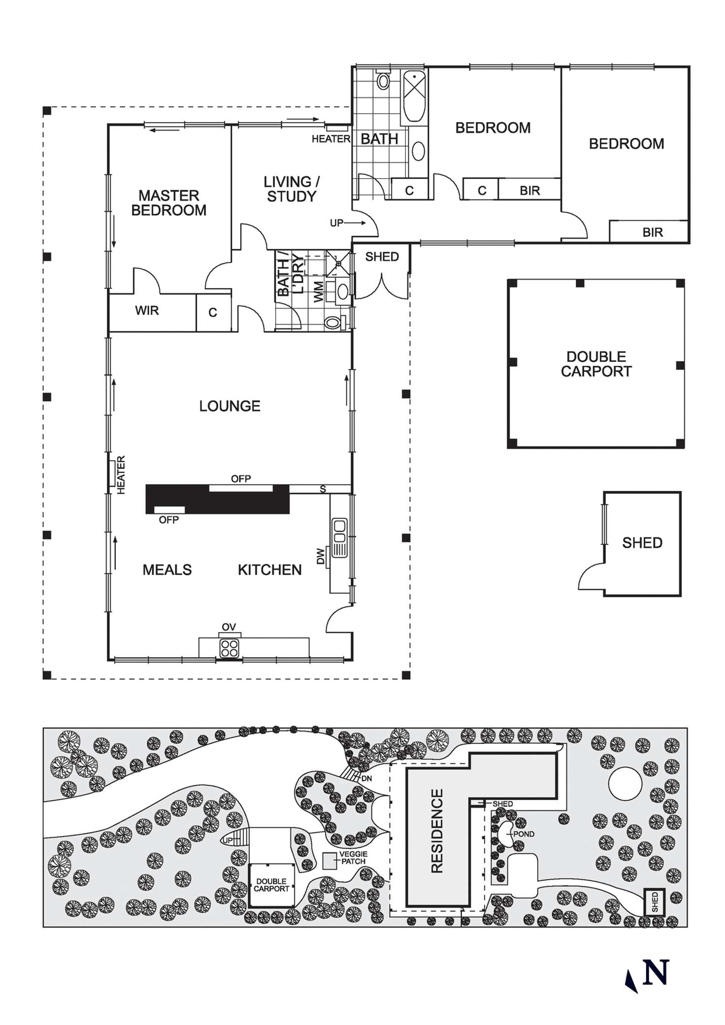 Floorplan of Homely house listing, 184 Progress Road, Eltham North VIC 3095