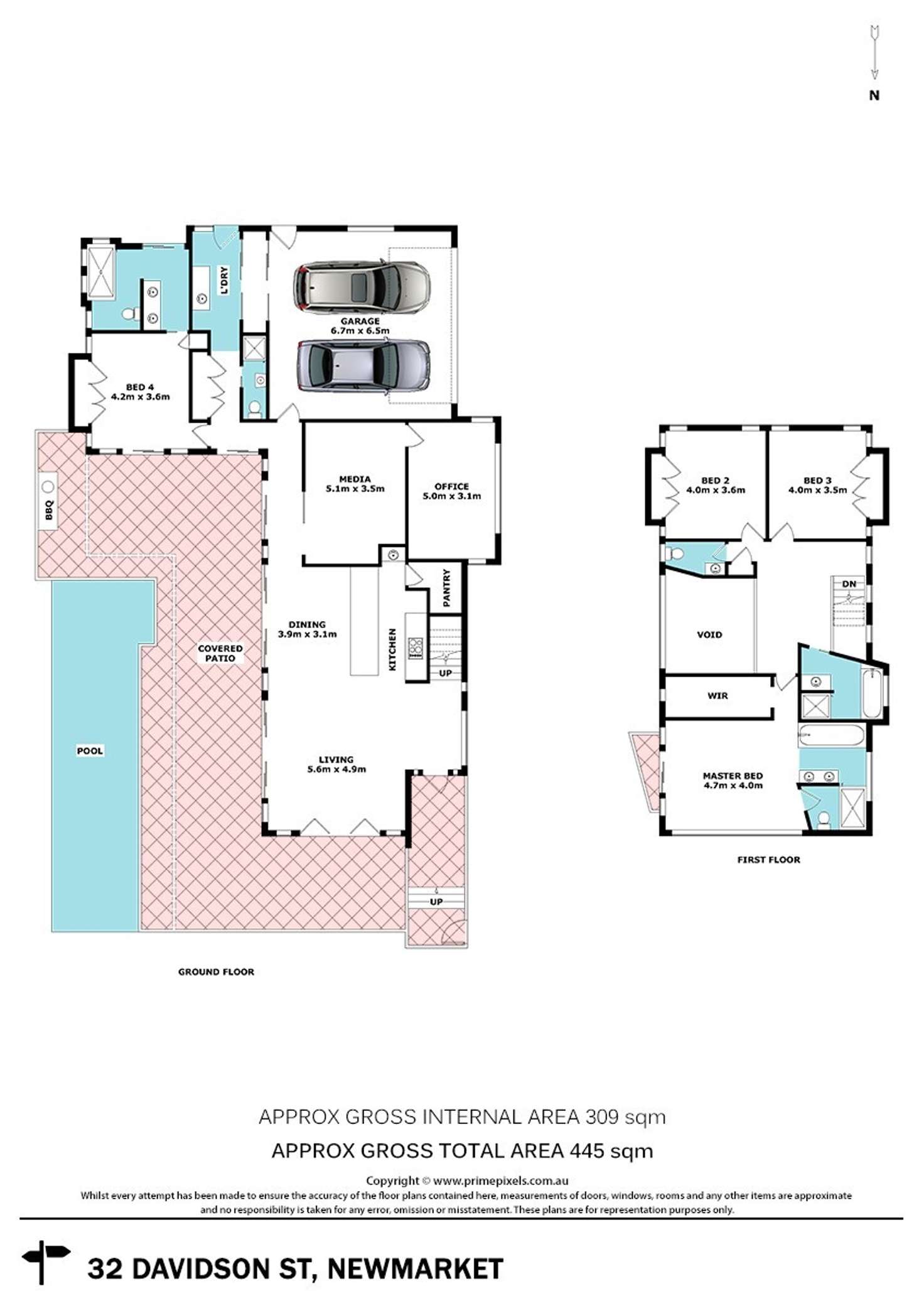 Floorplan of Homely house listing, 32 Davidson Street, Newmarket QLD 4051