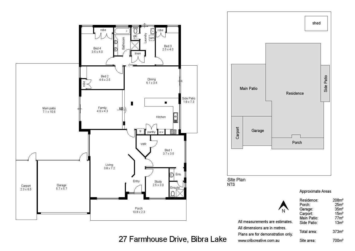 Floorplan of Homely house listing, 27 Farmhouse Drive, Bibra Lake WA 6163