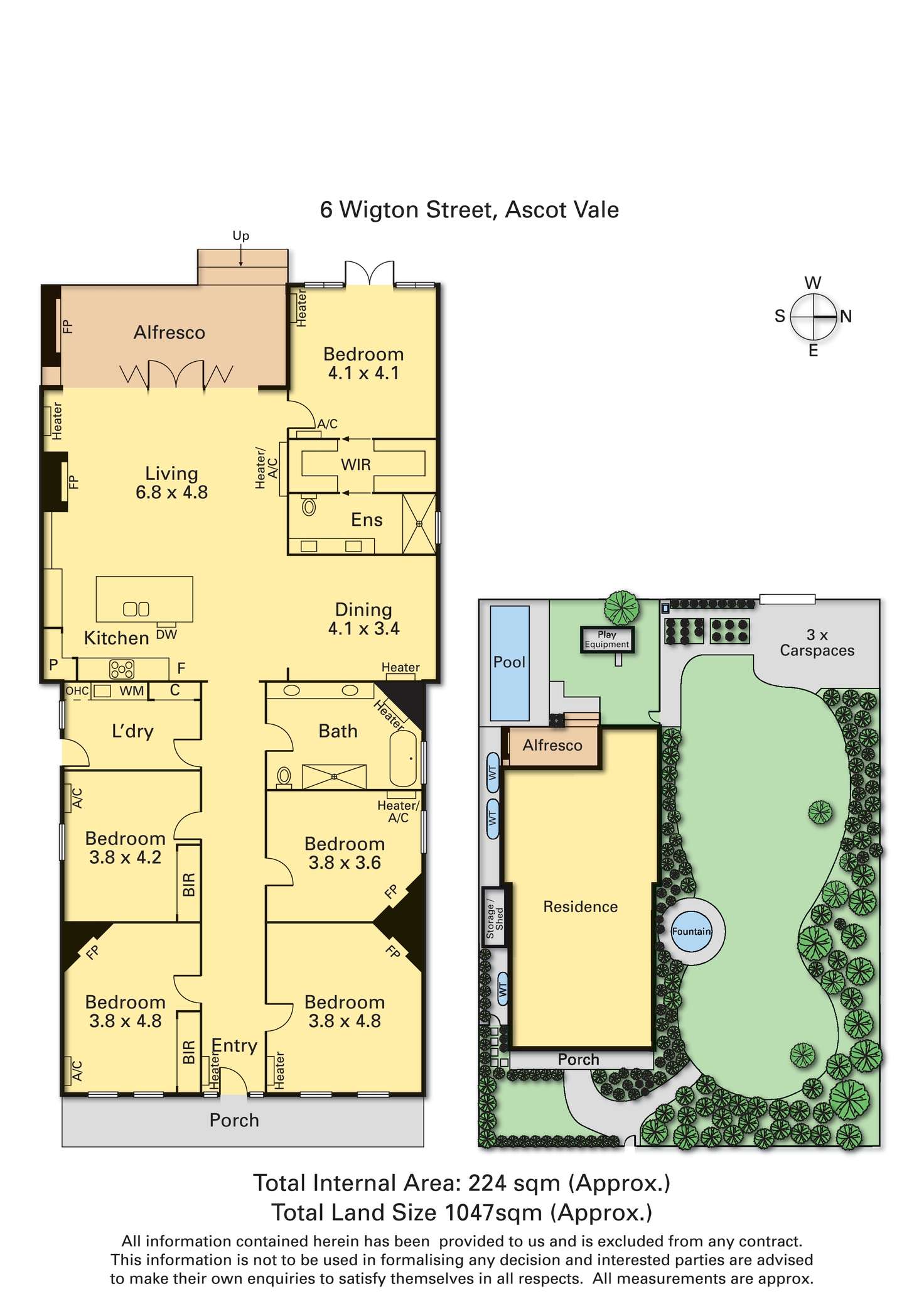 Floorplan of Homely house listing, 6 & 8 Wigton Street, Ascot Vale VIC 3032