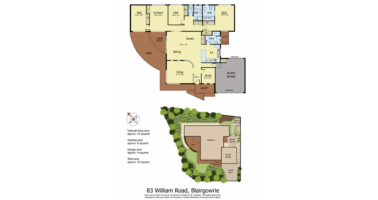 Floorplan of Homely house listing, 83 William Road, Blairgowrie VIC 3942