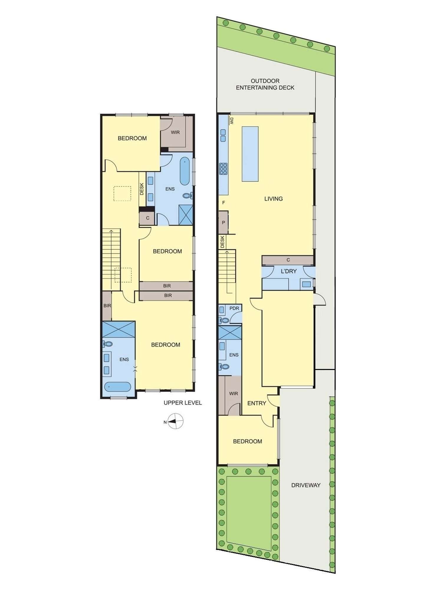 Floorplan of Homely townhouse listing, 2/12 Fisher Court, Altona VIC 3018