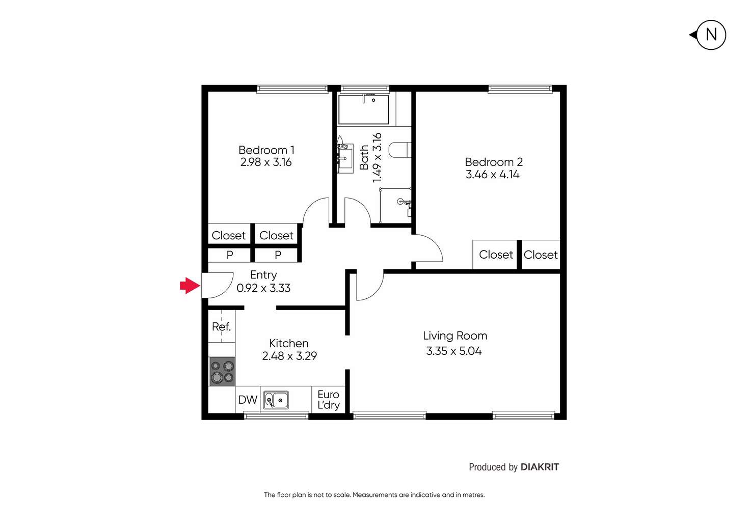 Floorplan of Homely apartment listing, 15/844 Malvern Road, Armadale VIC 3143