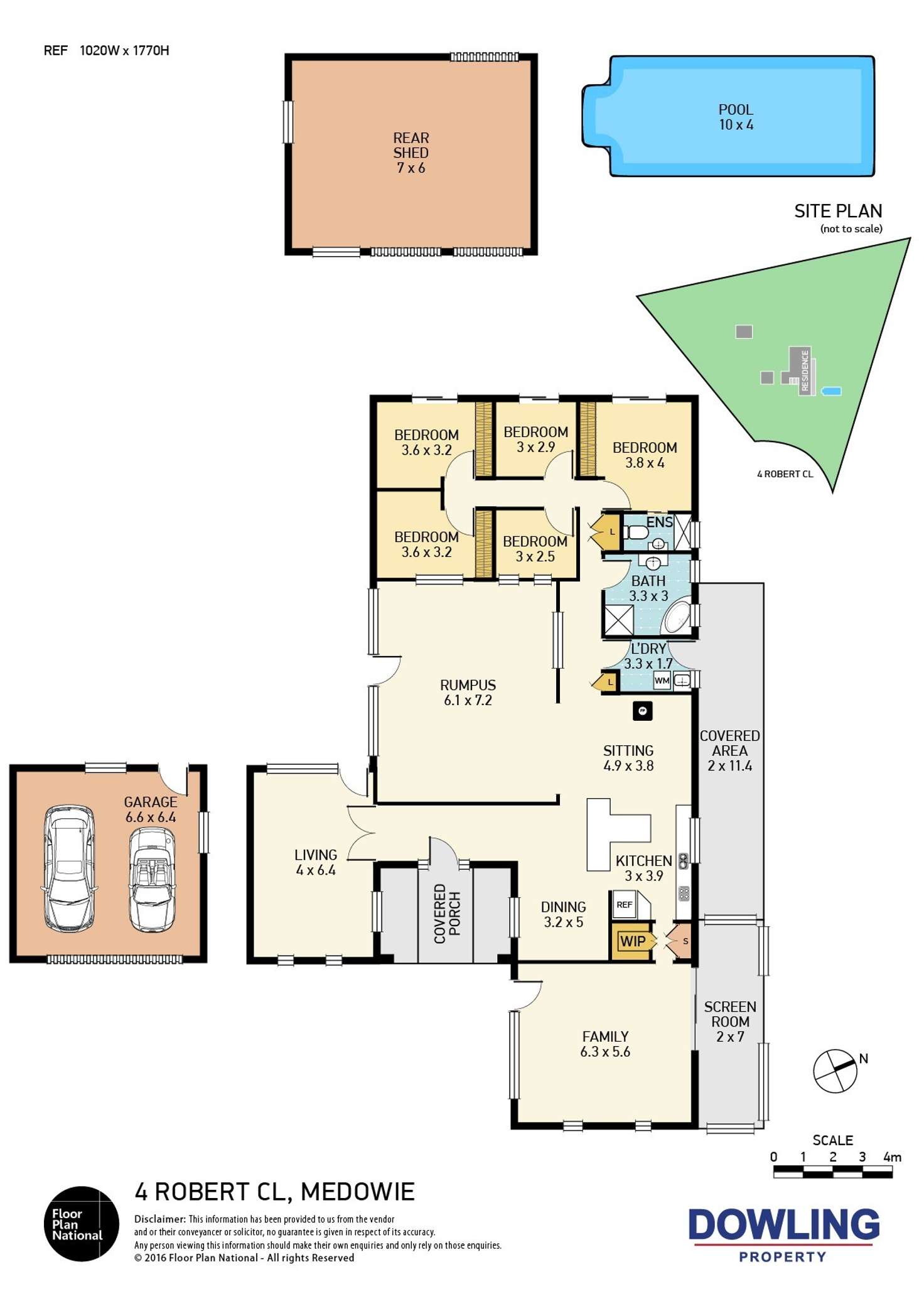 Floorplan of Homely house listing, 4 Robert Close, Medowie NSW 2318