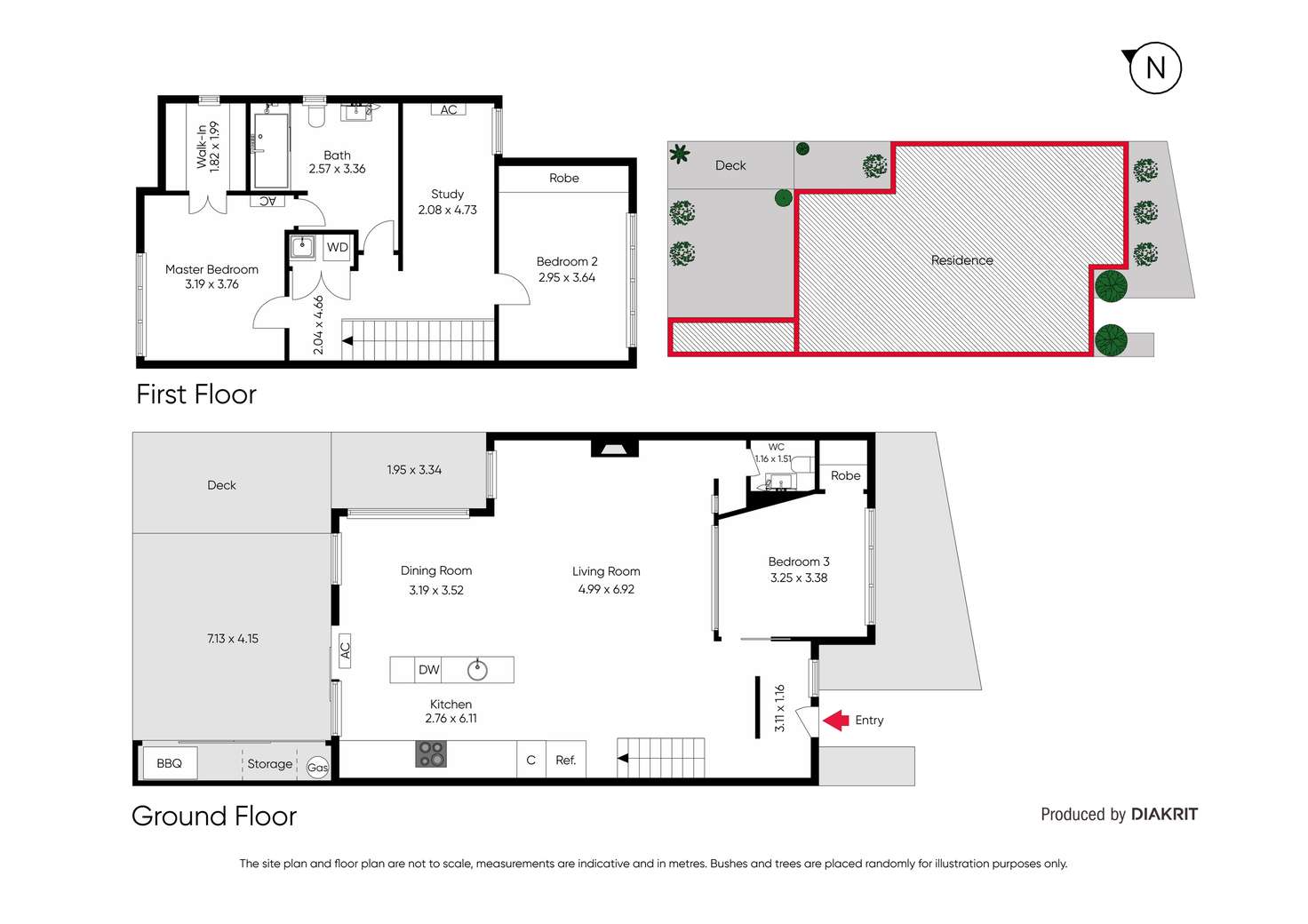 Floorplan of Homely townhouse listing, 4/130 Tennyson Street, Elwood VIC 3184