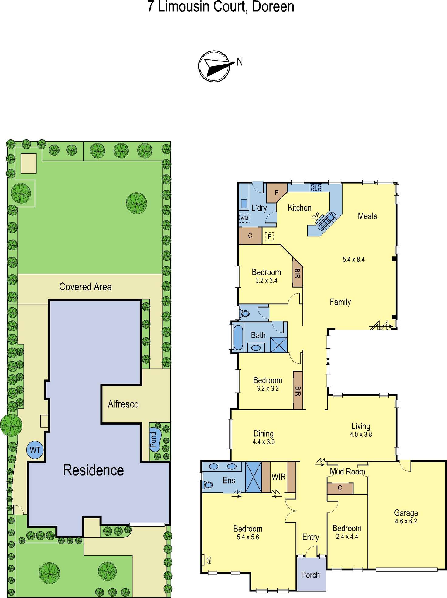 Floorplan of Homely house listing, 7 Limousin Court, Doreen VIC 3754