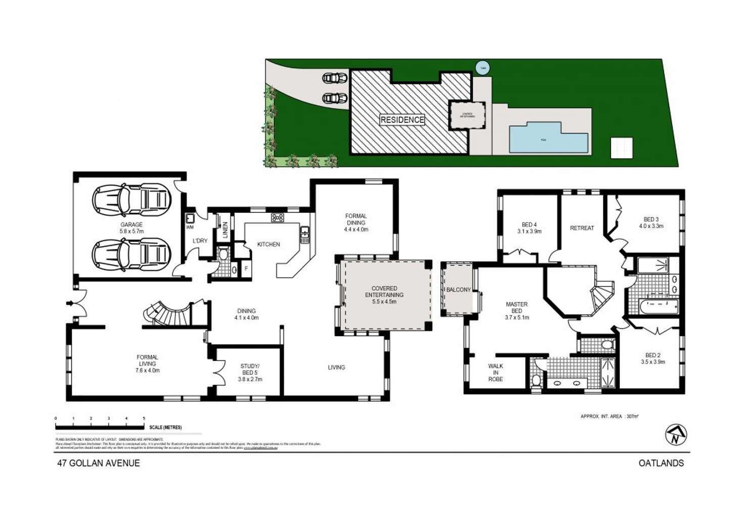 Floorplan of Homely house listing, 47 Gollan Ave, Oatlands NSW 2117