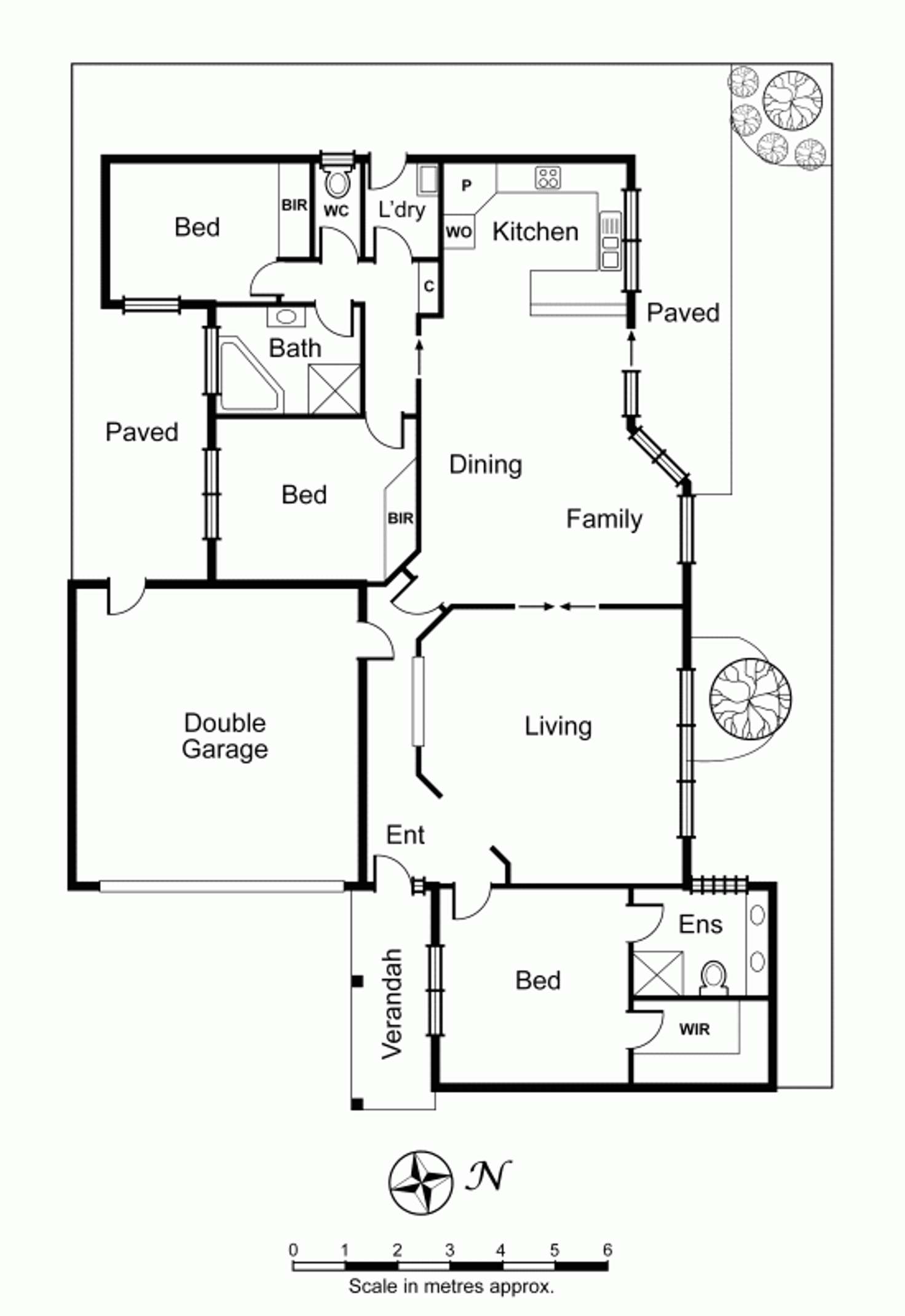 Floorplan of Homely unit listing, 2/1 Porter Road, Carnegie VIC 3163