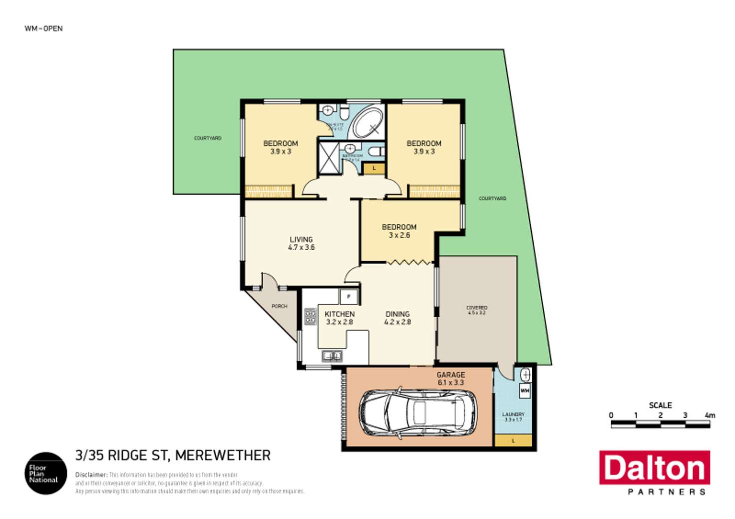 Floorplan of Homely villa listing, 3/35 Ridge Street, Merewether NSW 2291