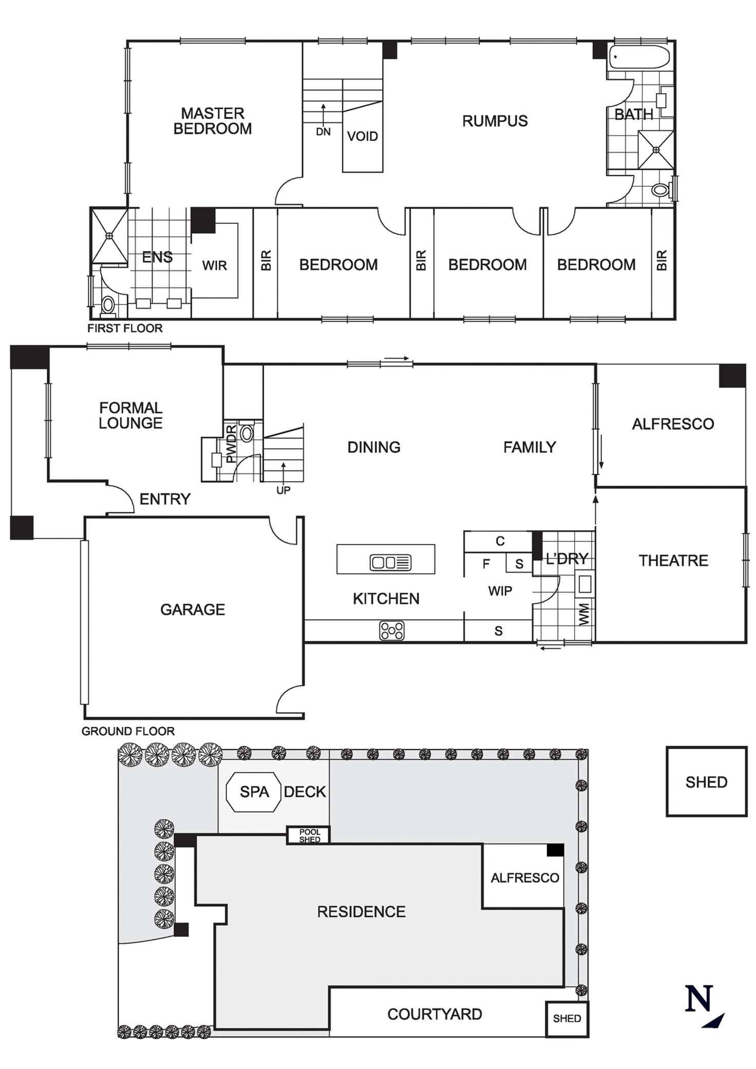 Floorplan of Homely house listing, 27 Montville Street, Doreen VIC 3754
