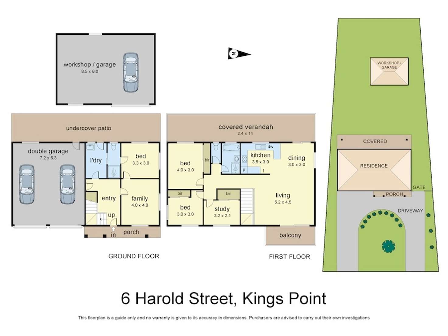 Floorplan of Homely house listing, 6 Harold Street, Kings Point NSW 2539